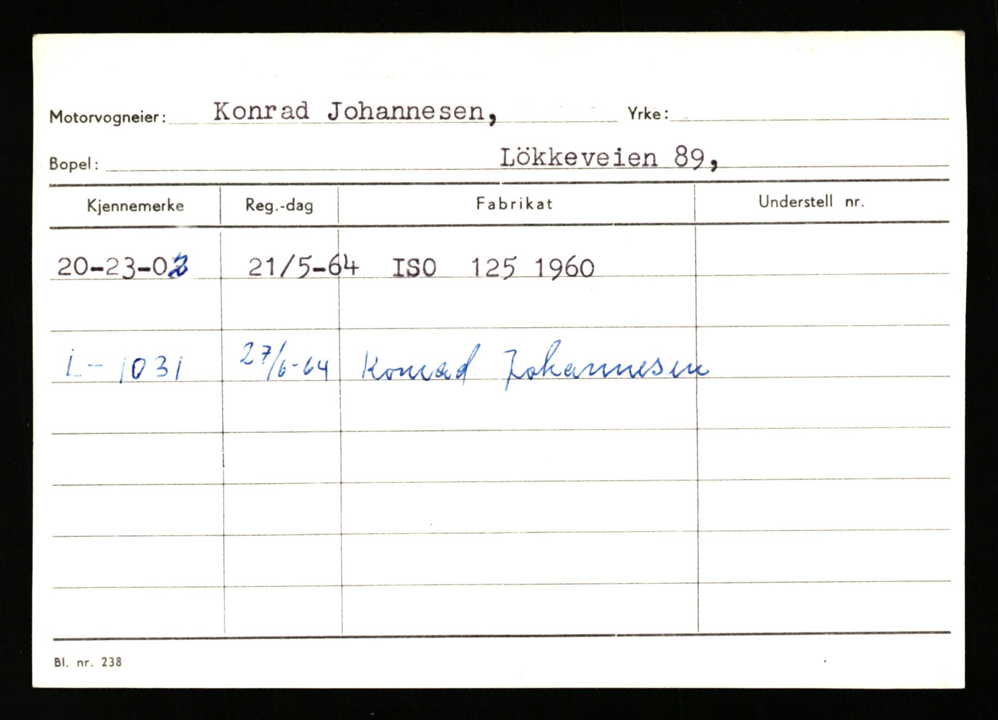 Stavanger trafikkstasjon, AV/SAST-A-101942/0/G/L0010: Registreringsnummer: 130000 - 239953, 1930-1971, p. 2307