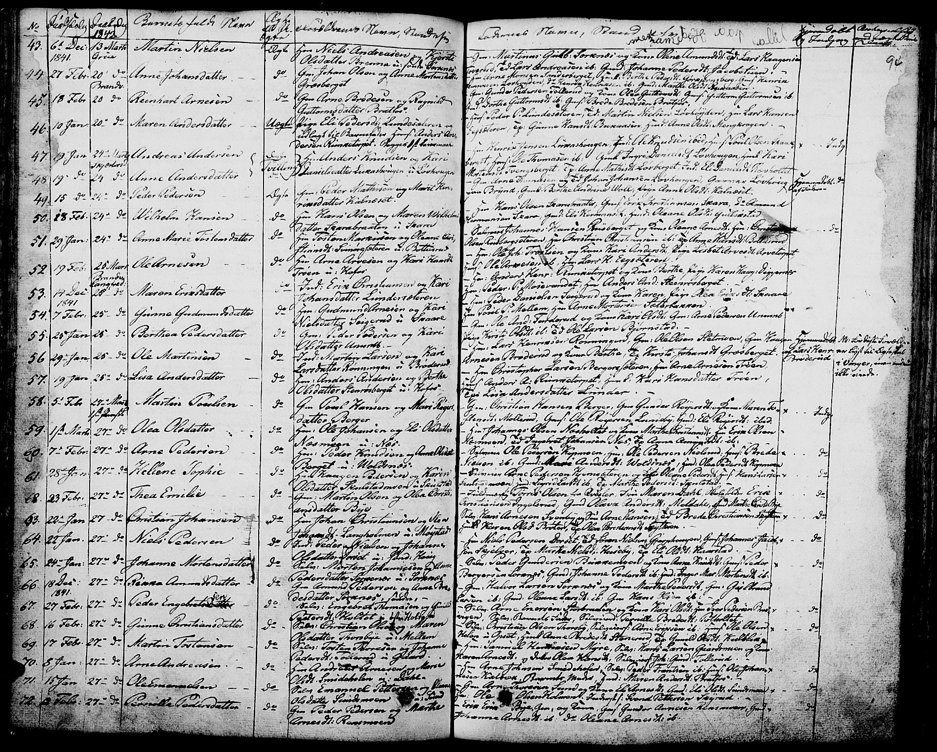 Grue prestekontor, AV/SAH-PREST-036/H/Ha/Haa/L0007: Parish register (official) no. 7, 1830-1847, p. 94