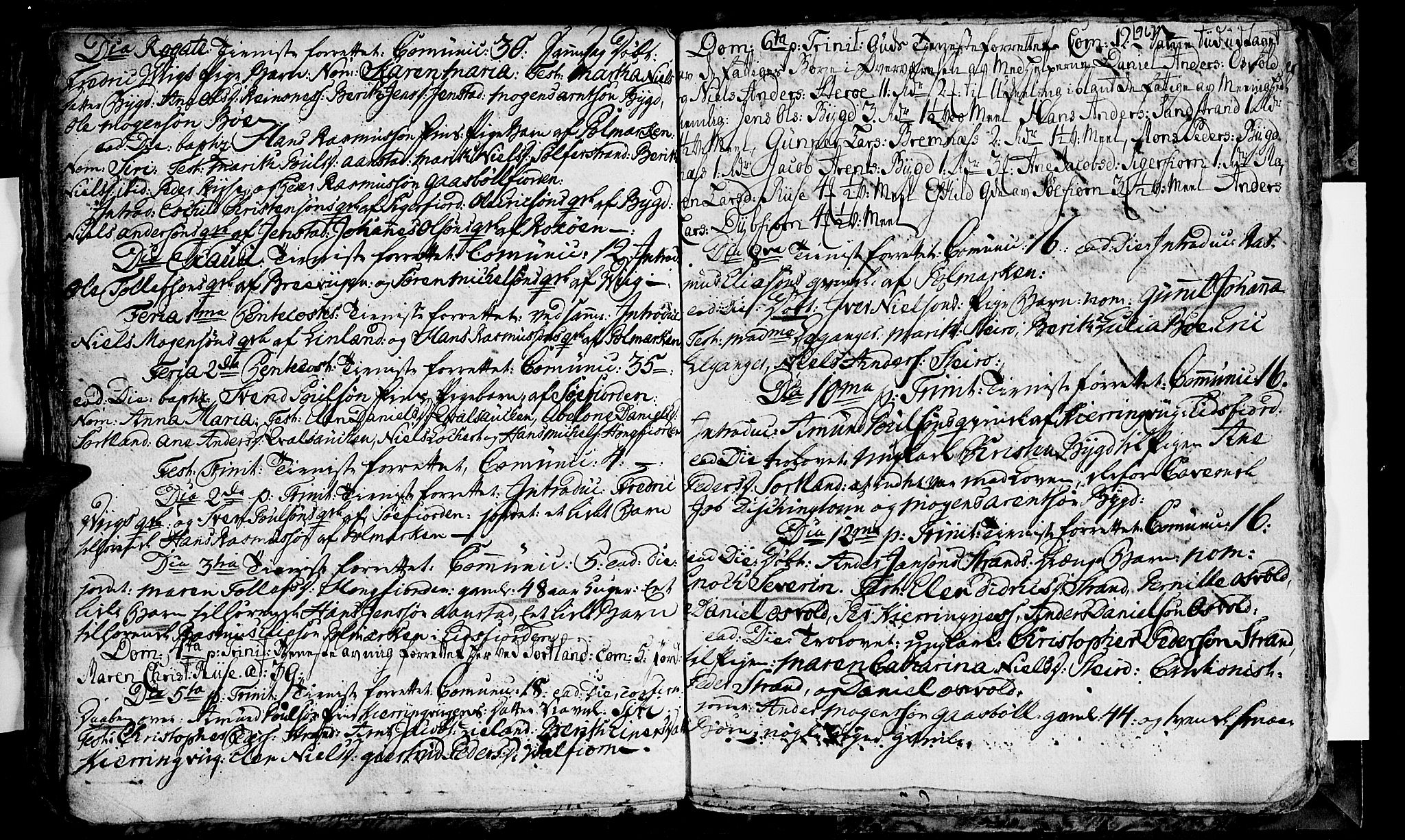 Ministerialprotokoller, klokkerbøker og fødselsregistre - Nordland, SAT/A-1459/895/L1366: Parish register (official) no. 895A01, 1730-1794, p. 96