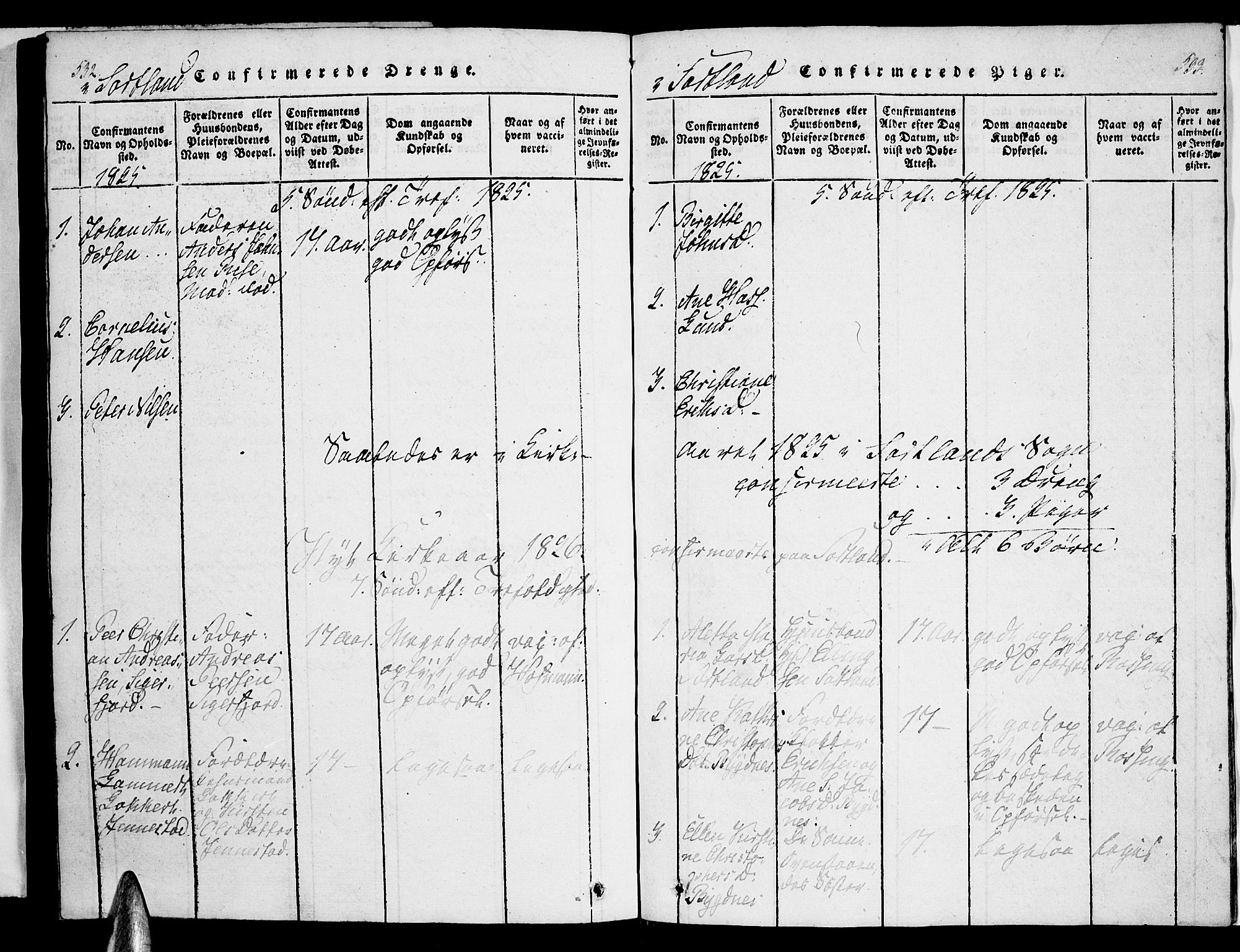 Ministerialprotokoller, klokkerbøker og fødselsregistre - Nordland, AV/SAT-A-1459/888/L1237: Parish register (official) no. 888A05 /2, 1820-1836, p. 532-533