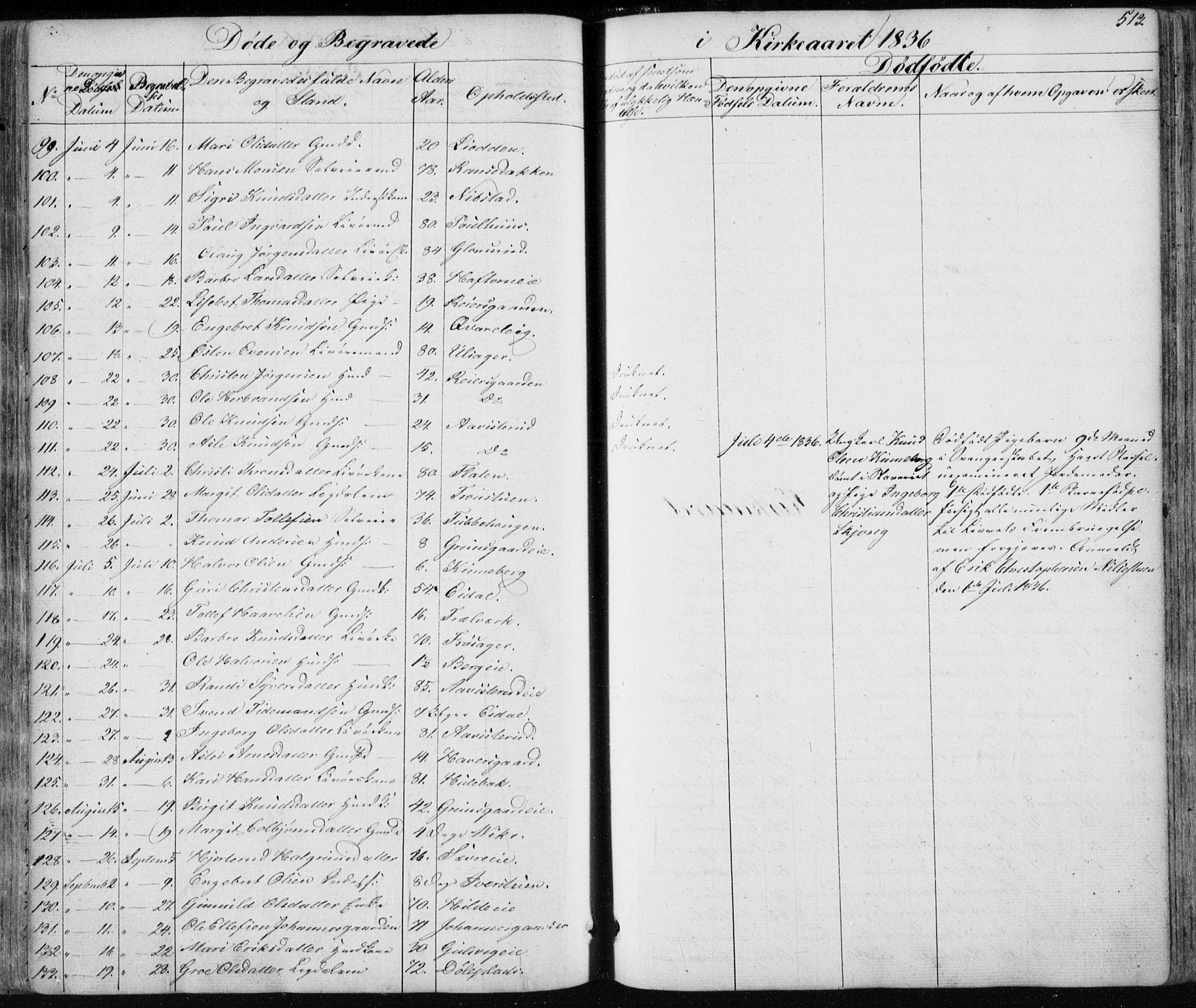 Nes kirkebøker, AV/SAKO-A-236/F/Fa/L0009: Parish register (official) no. 9, 1834-1863, p. 513