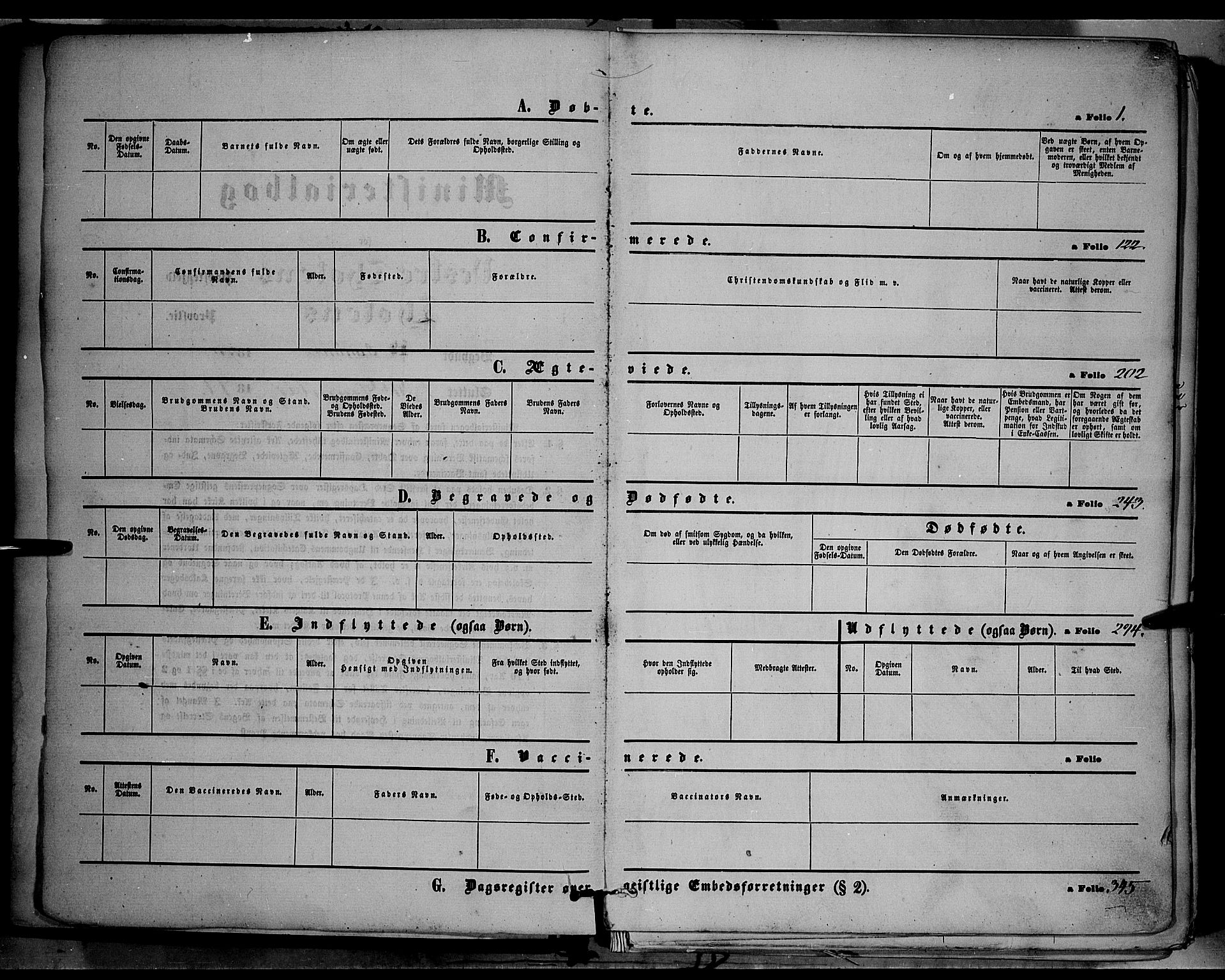 Vestre Toten prestekontor, SAH/PREST-108/H/Ha/Haa/L0008: Parish register (official) no. 8, 1870-1877