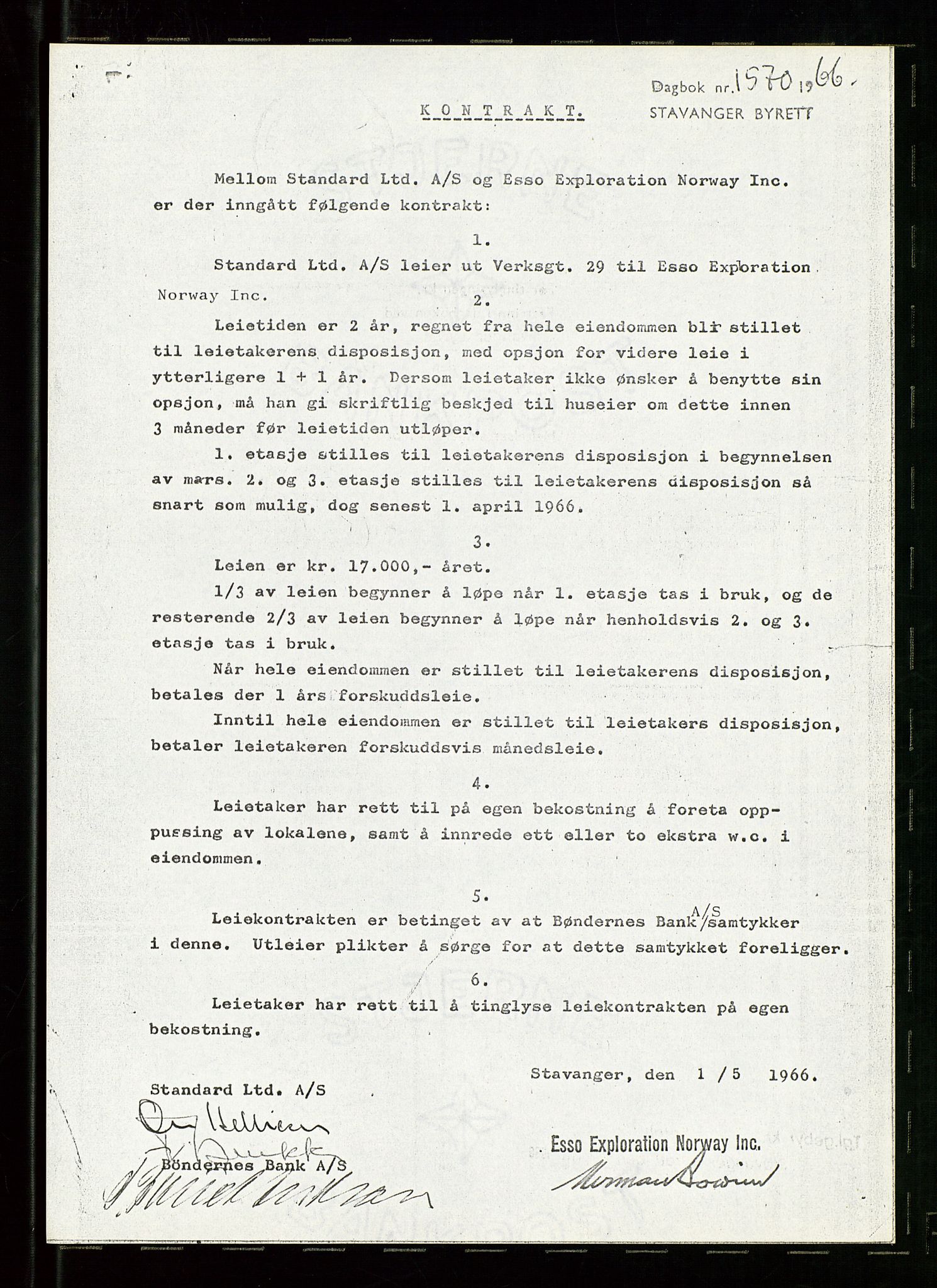 Pa 1512 - Esso Exploration and Production Norway Inc., SAST/A-101917/E/Ea/L0020: Kontrakter og avtaler, 1966-1974, p. 298