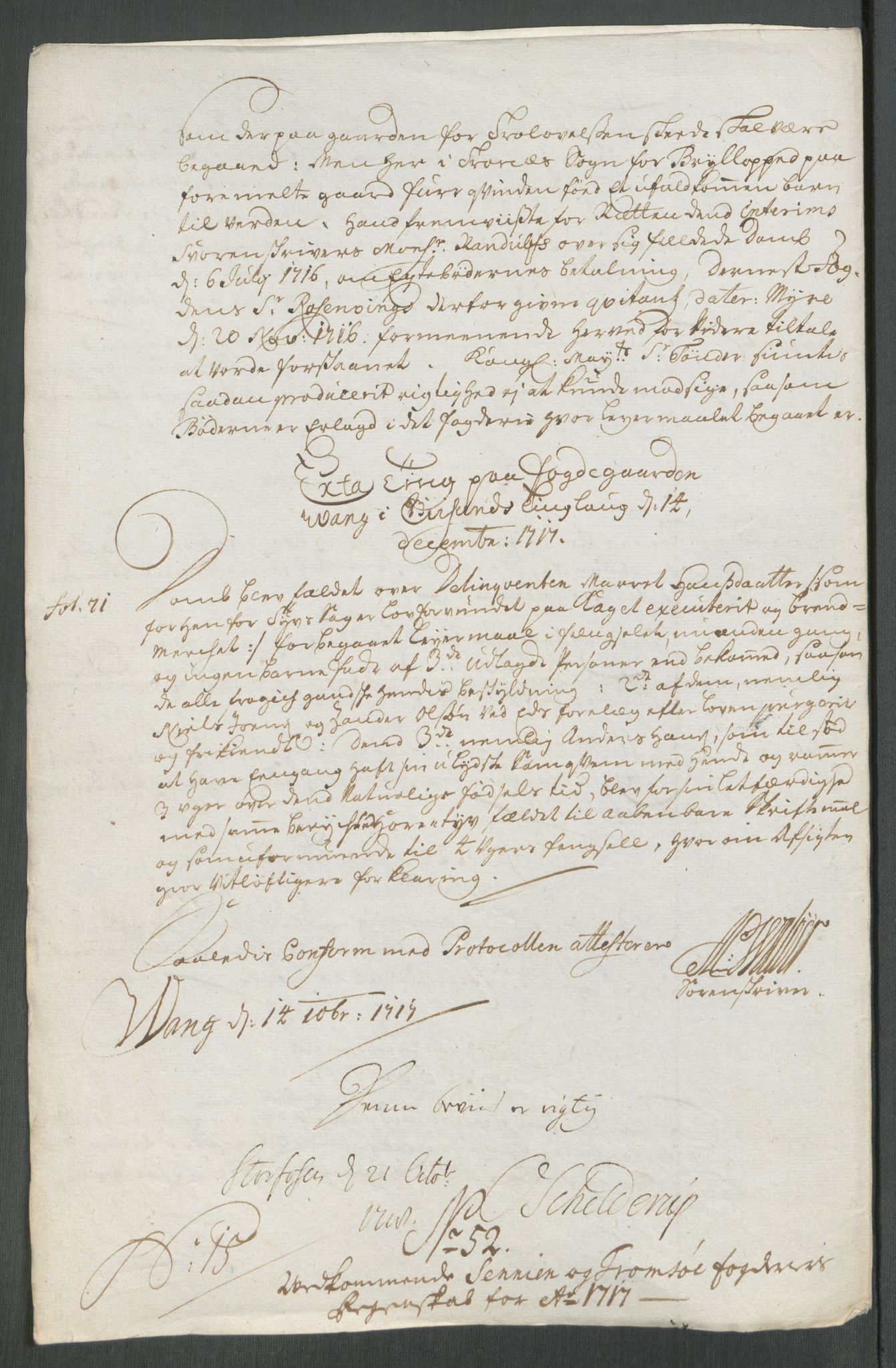 Rentekammeret inntil 1814, Reviderte regnskaper, Fogderegnskap, AV/RA-EA-4092/R68/L4763: Fogderegnskap Senja og Troms, 1717, p. 323