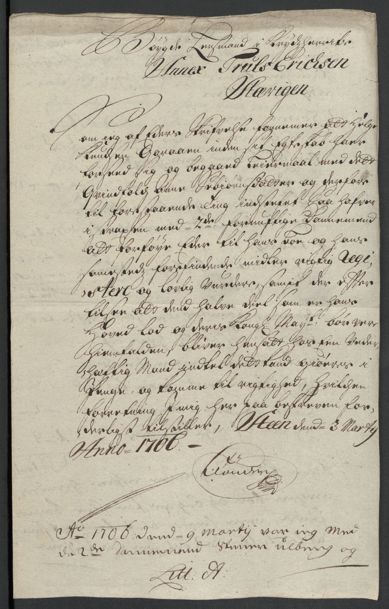 Rentekammeret inntil 1814, Reviderte regnskaper, Fogderegnskap, AV/RA-EA-4092/R22/L1465: Fogderegnskap Ringerike, Hallingdal og Buskerud, 1706, p. 354