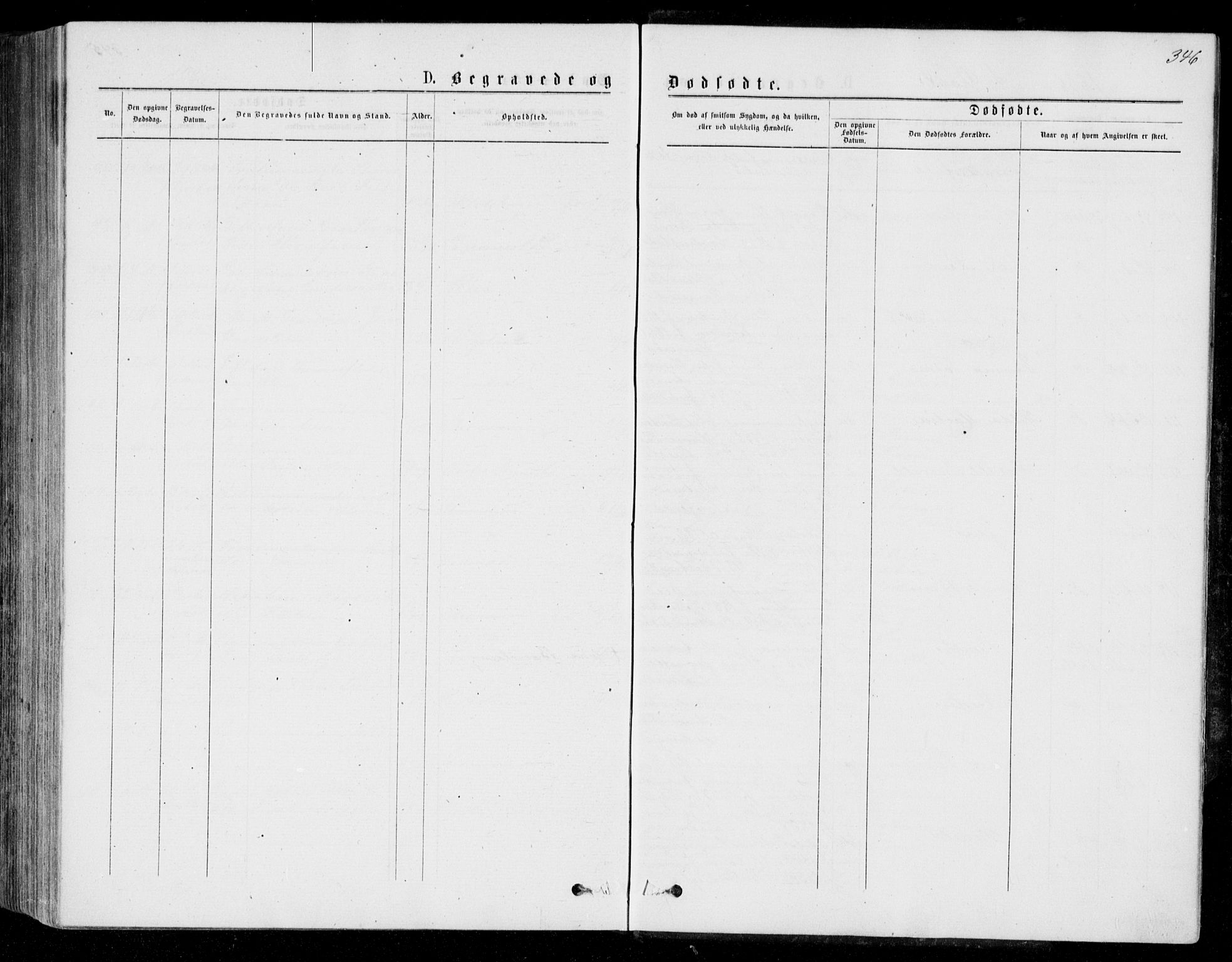 Øyestad sokneprestkontor, AV/SAK-1111-0049/F/Fb/L0008: Parish register (copy) no. B 8, 1872-1886, p. 346