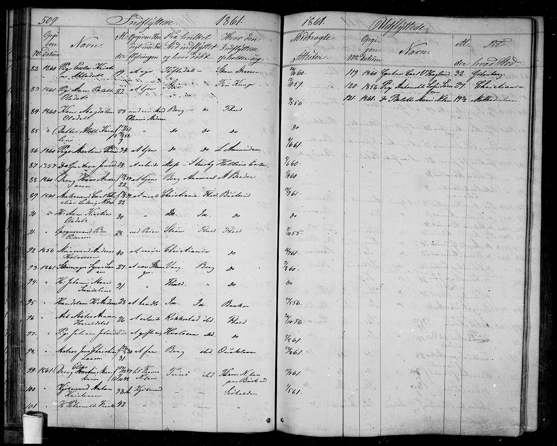 Halden prestekontor Kirkebøker, SAO/A-10909/G/Ga/L0005b: Parish register (copy) no. 5B, 1864-1868, p. 509