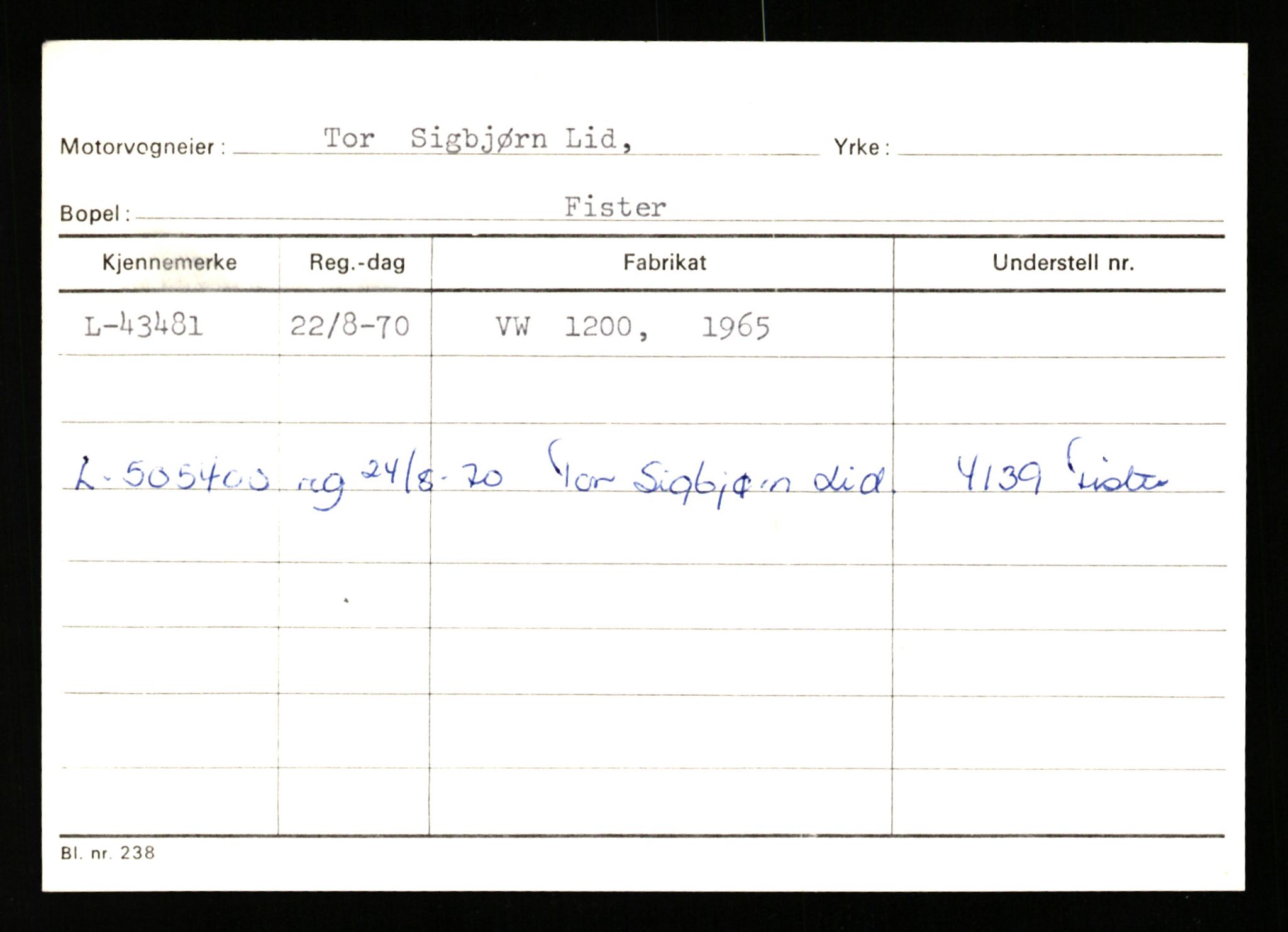 Stavanger trafikkstasjon, AV/SAST-A-101942/0/G/L0006: Registreringsnummer: 34250 - 49007, 1930-1971, p. 2417