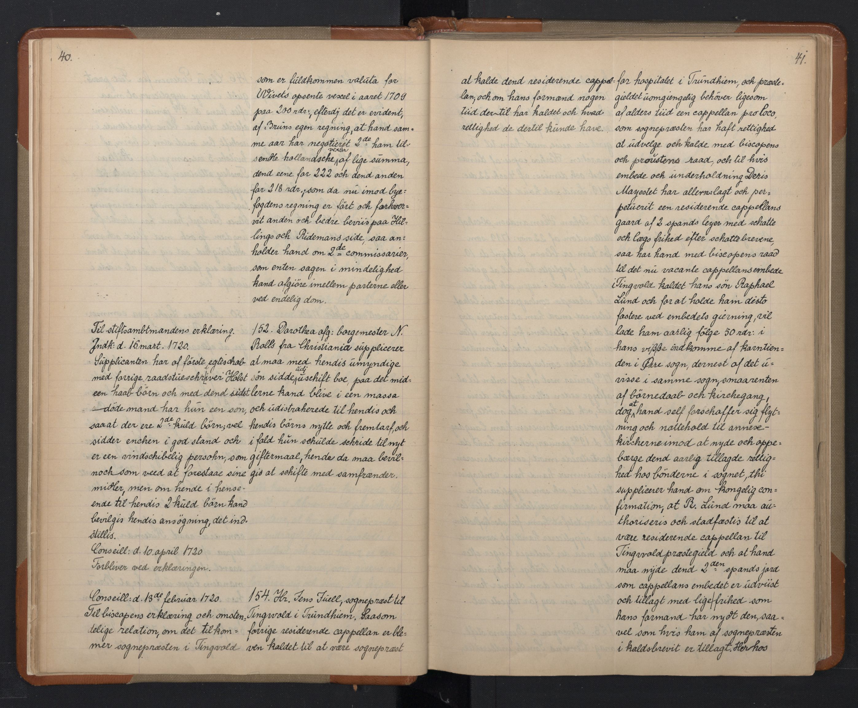 Avskriftsamlingen, AV/RA-EA-4022/F/Fa/L0083: Supplikker, 1720, p. 23