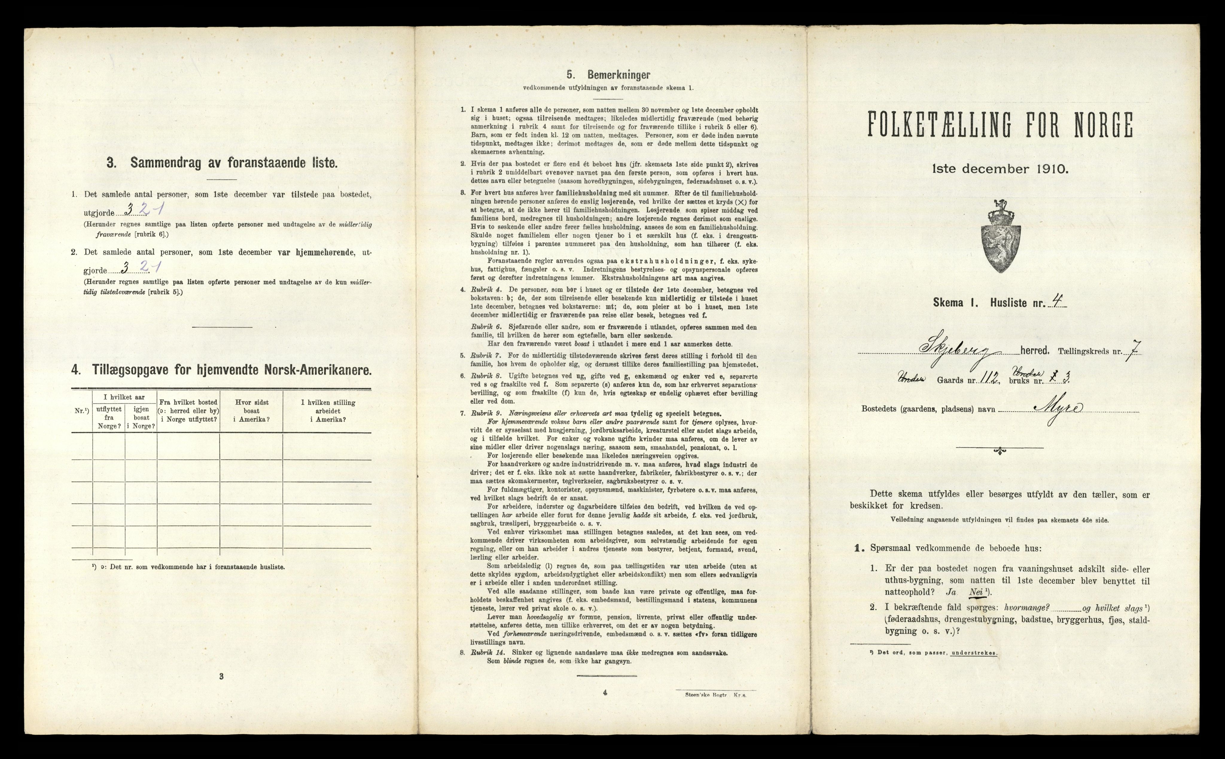 RA, 1910 census for Skjeberg, 1910, p. 1820