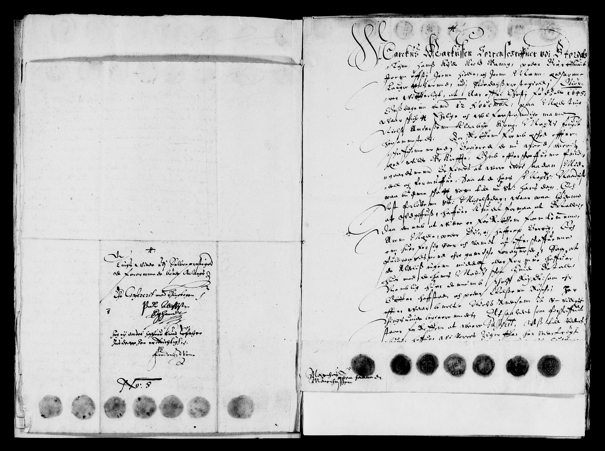 Rentekammeret inntil 1814, Reviderte regnskaper, Lensregnskaper, AV/RA-EA-5023/R/Rb/Rbw/L0084: Trondheim len, 1645