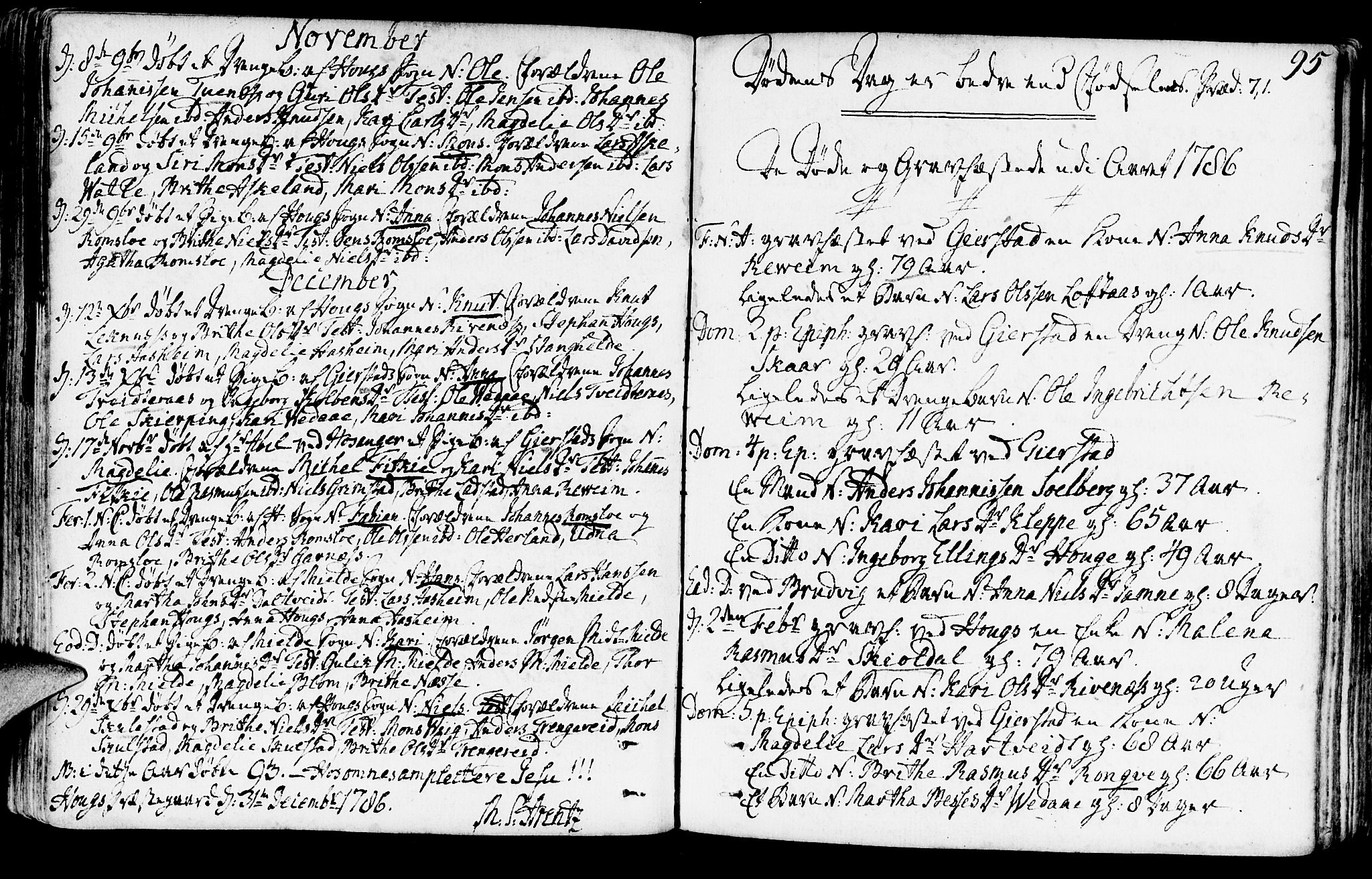 Haus sokneprestembete, SAB/A-75601/H/Haa: Parish register (official) no. A 10, 1782-1796, p. 95