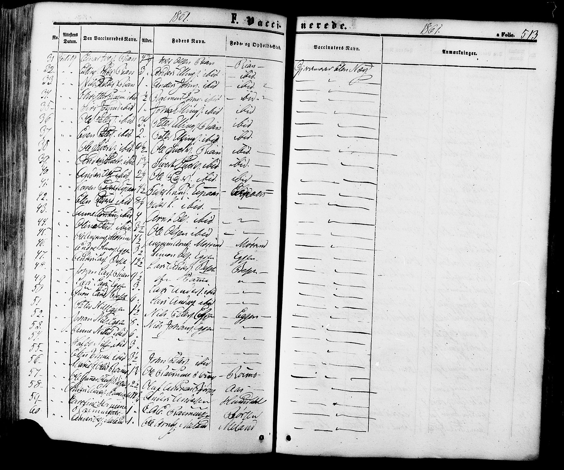 Ministerialprotokoller, klokkerbøker og fødselsregistre - Sør-Trøndelag, AV/SAT-A-1456/665/L0772: Parish register (official) no. 665A07, 1856-1878, p. 513