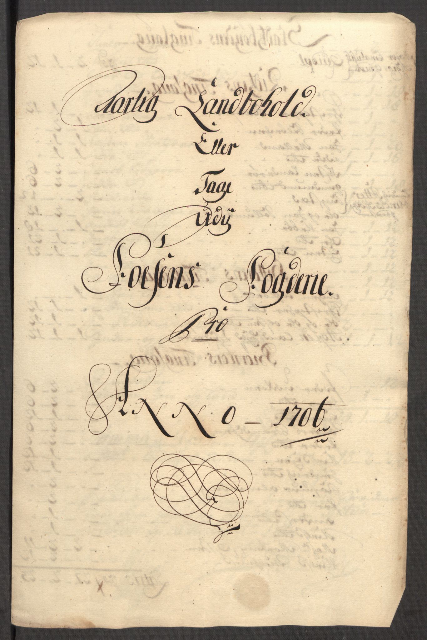 Rentekammeret inntil 1814, Reviderte regnskaper, Fogderegnskap, RA/EA-4092/R57/L3857: Fogderegnskap Fosen, 1706-1707, p. 103
