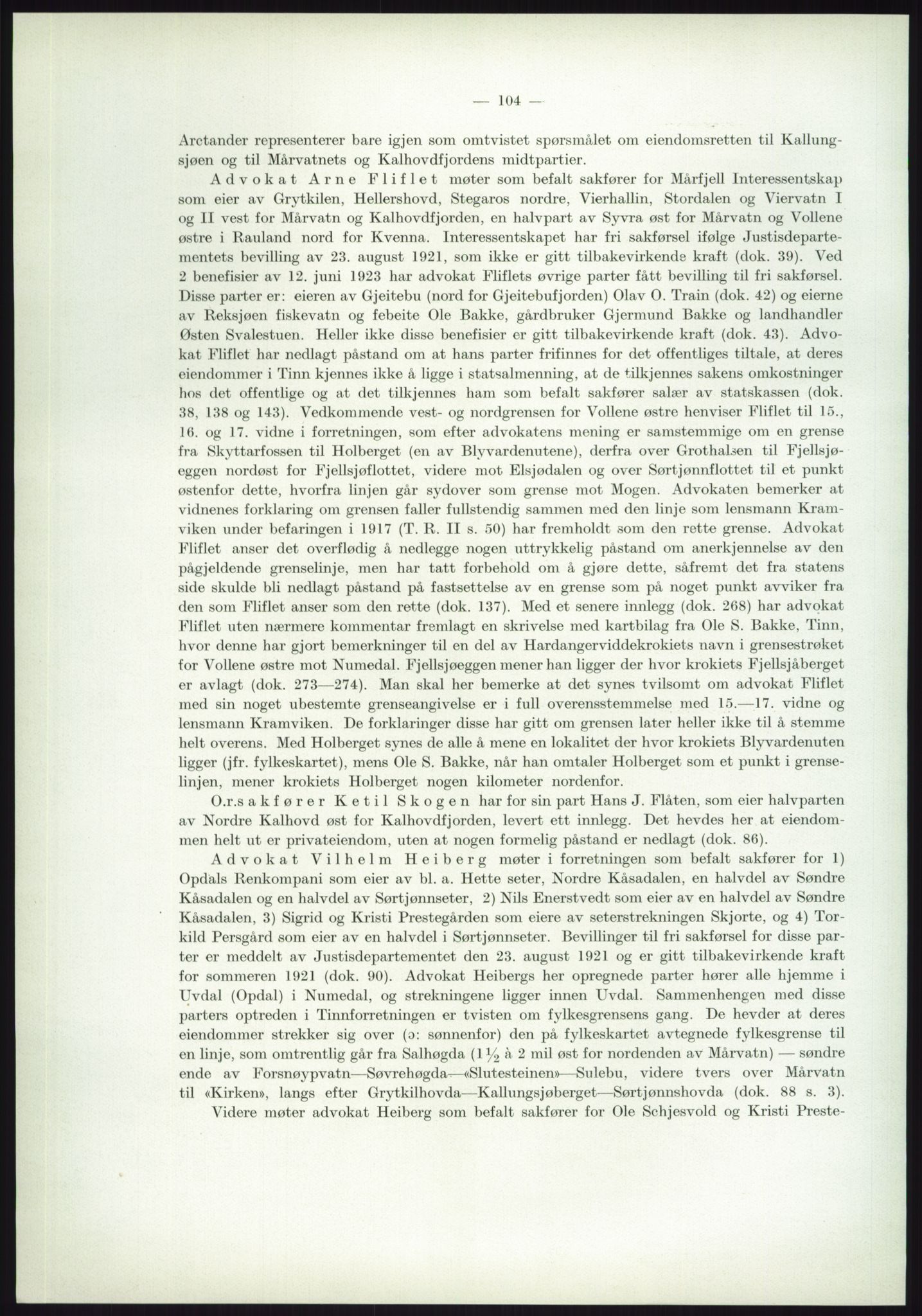 Høyfjellskommisjonen, AV/RA-S-1546/X/Xa/L0001: Nr. 1-33, 1909-1953, p. 1874