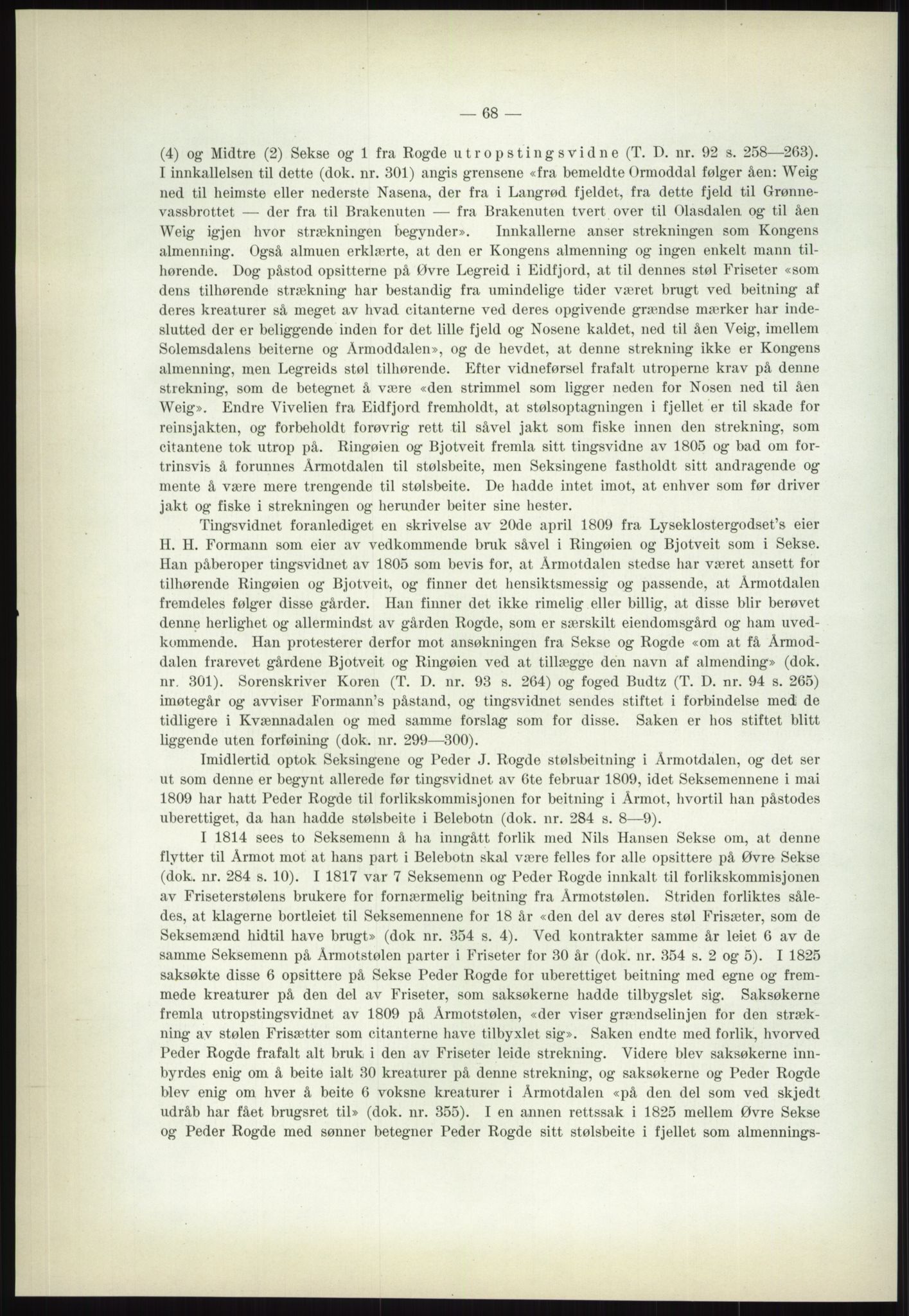 Høyfjellskommisjonen, AV/RA-S-1546/X/Xa/L0001: Nr. 1-33, 1909-1953, p. 674