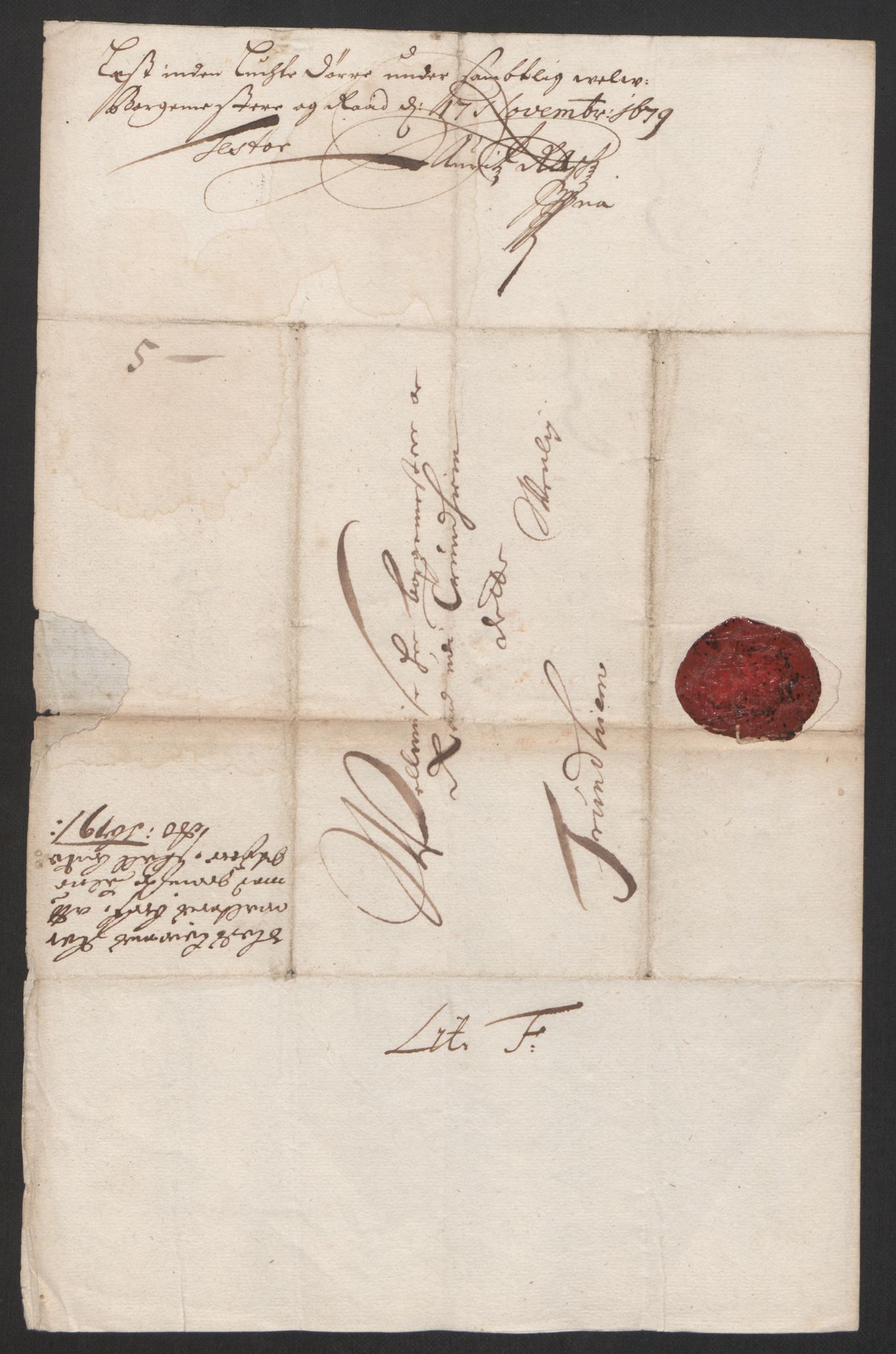 Rentekammeret inntil 1814, Reviderte regnskaper, Byregnskaper, AV/RA-EA-4066/R/Rs/L0504: [S1] Kontribusjonsregnskap, 1631-1684, p. 87