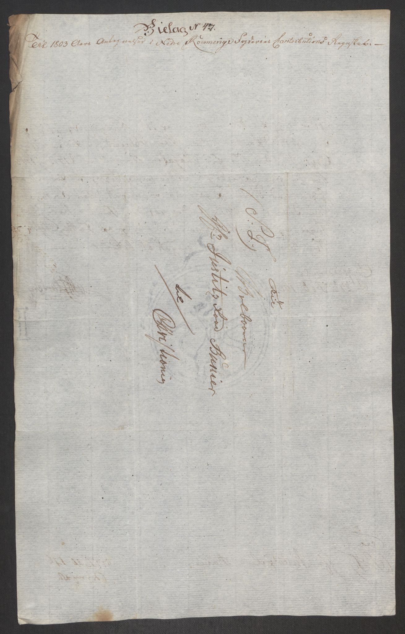 Rentekammeret inntil 1814, Reviderte regnskaper, Fogderegnskap, AV/RA-EA-4092/R11/L0679: Fogderegnskap Nedre Romerike, 1803, p. 768