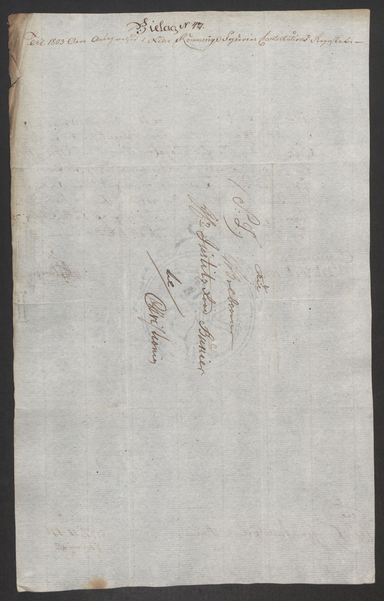 Rentekammeret inntil 1814, Reviderte regnskaper, Fogderegnskap, RA/EA-4092/R11/L0679: Fogderegnskap Nedre Romerike, 1803, p. 768