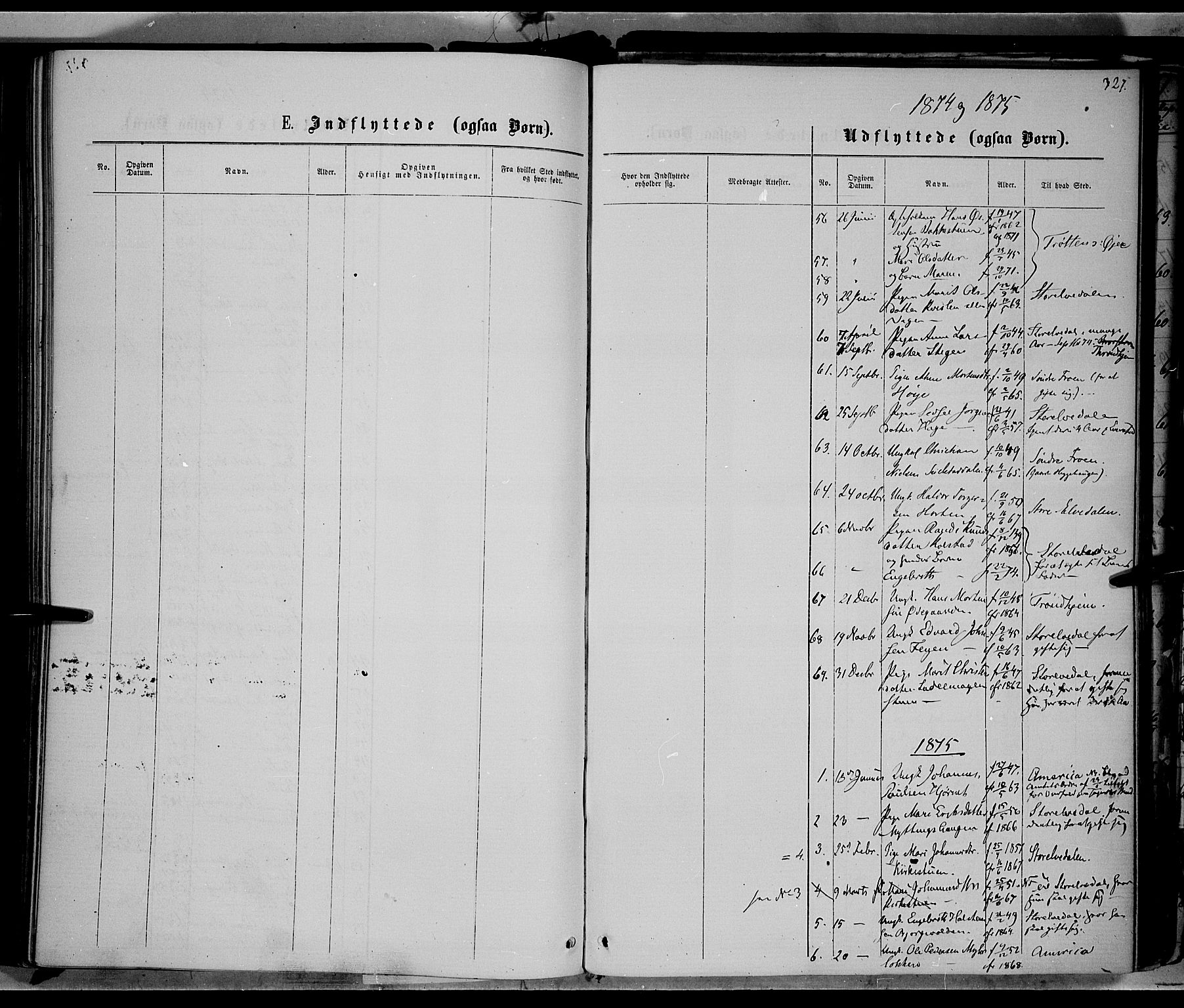 Ringebu prestekontor, AV/SAH-PREST-082/H/Ha/Haa/L0007: Parish register (official) no. 7, 1860-1877, p. 327