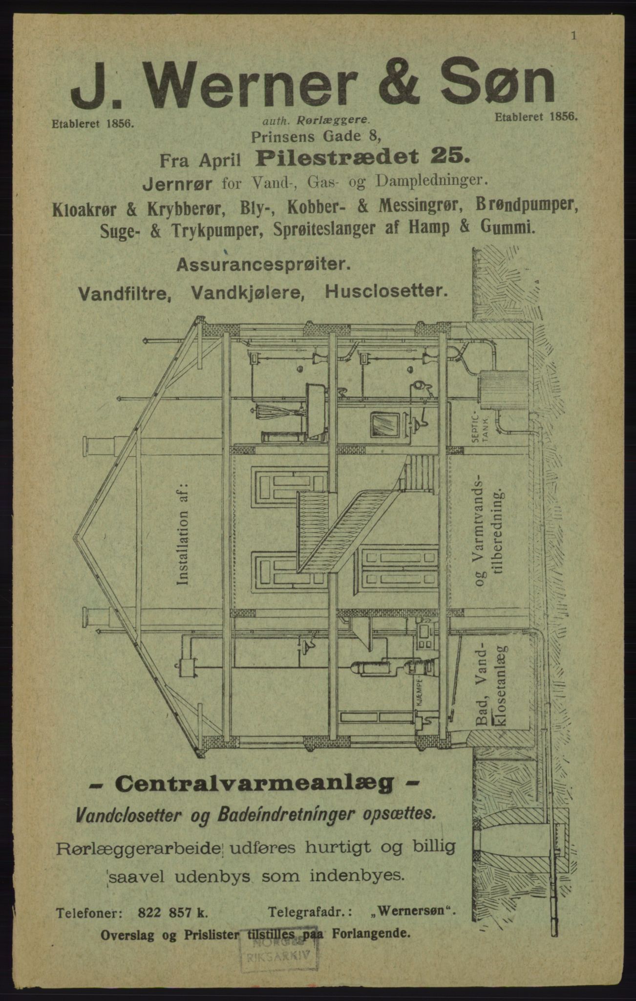 Kristiania/Oslo adressebok, PUBL/-, 1913, p. 3
