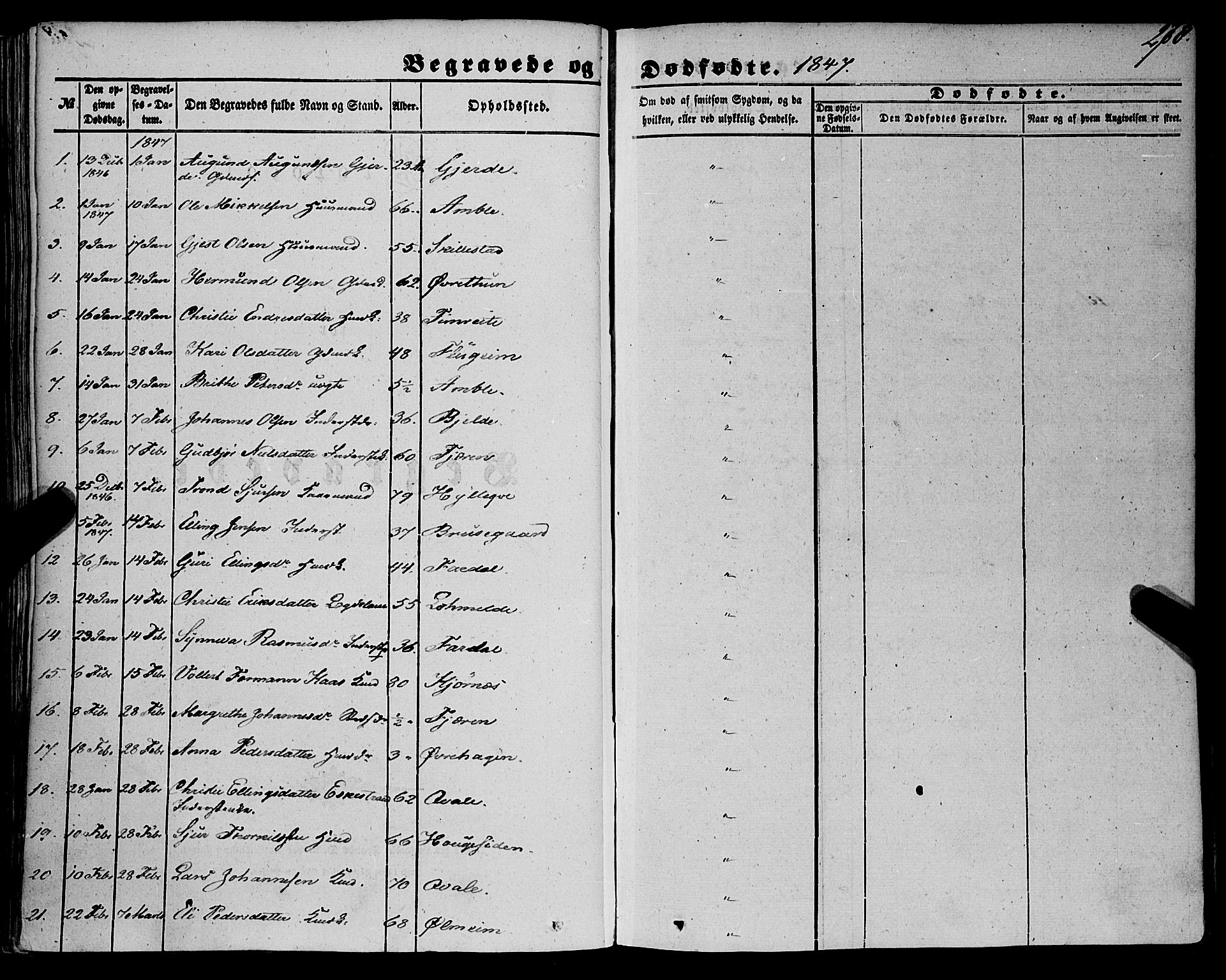 Sogndal sokneprestembete, SAB/A-81301/H/Haa/Haaa/L0012II: Parish register (official) no. A 12II, 1847-1877, p. 278