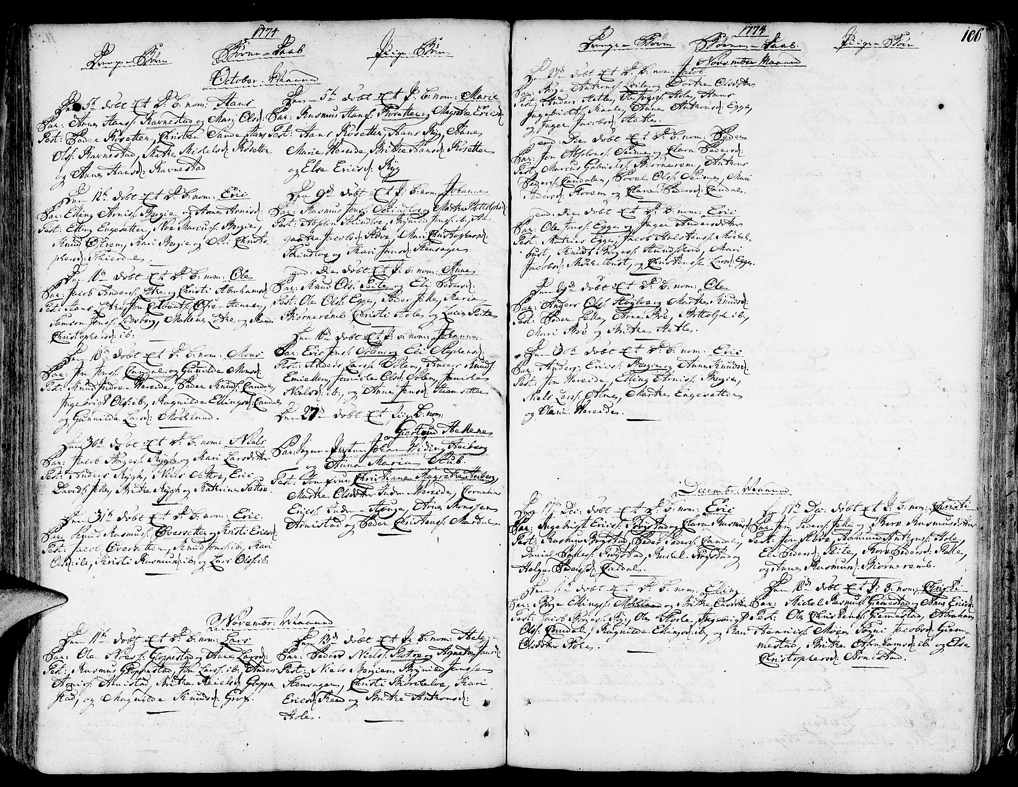 Gloppen sokneprestembete, AV/SAB-A-80101/H/Haa/Haaa/L0004: Parish register (official) no. A 4, 1758-1784, p. 106