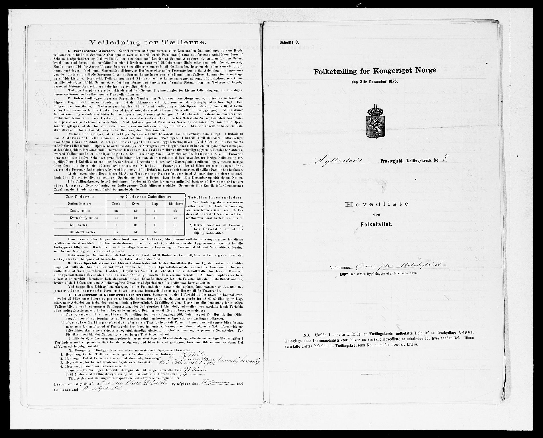 SAB, 1875 census for 1413P Hyllestad, 1875, p. 24