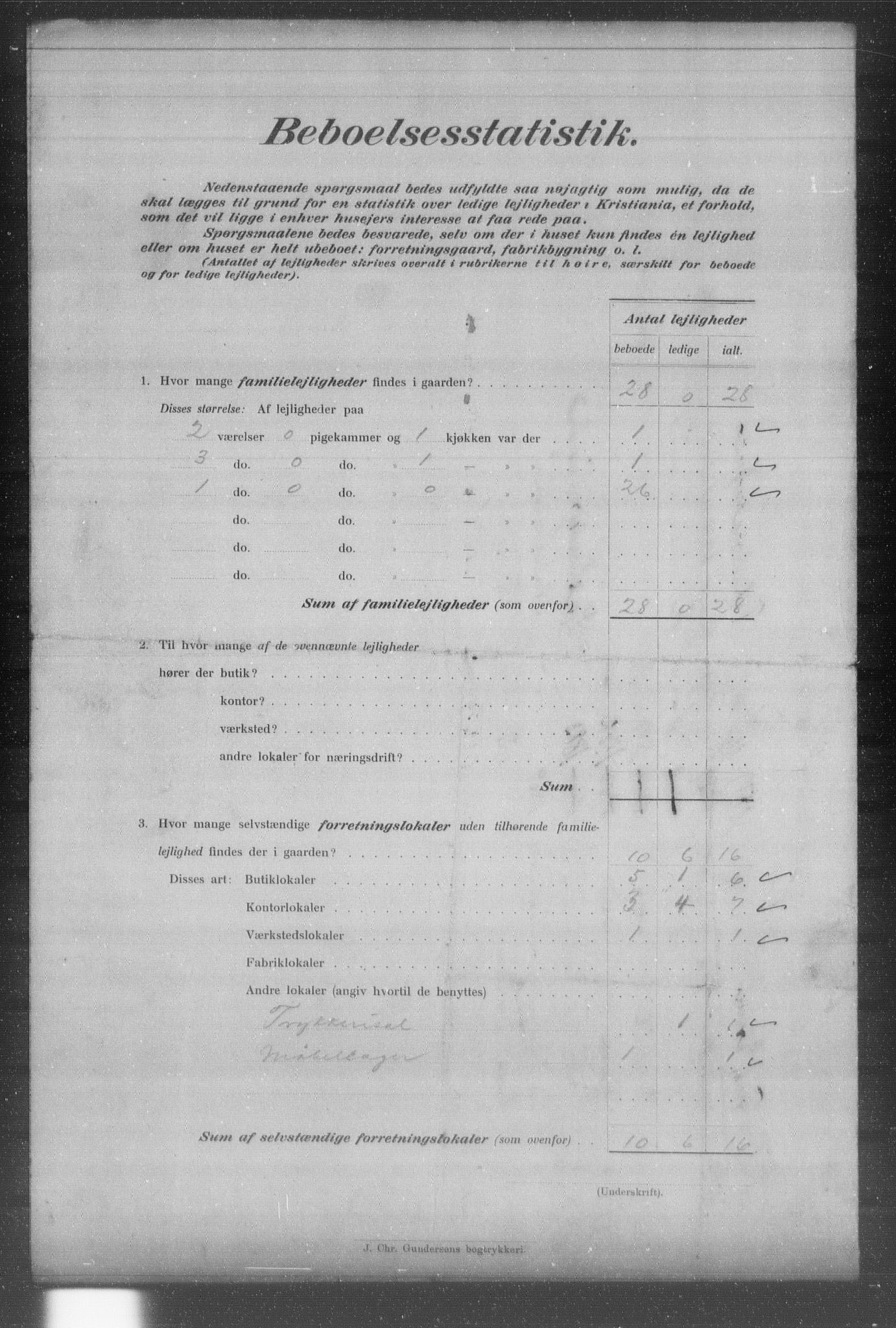 OBA, Municipal Census 1903 for Kristiania, 1903, p. 20792