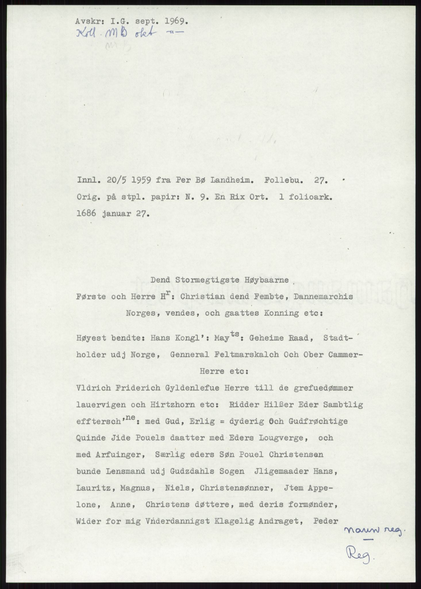 Samlinger til kildeutgivelse, Diplomavskriftsamlingen, RA/EA-4053/H/Ha, p. 3134