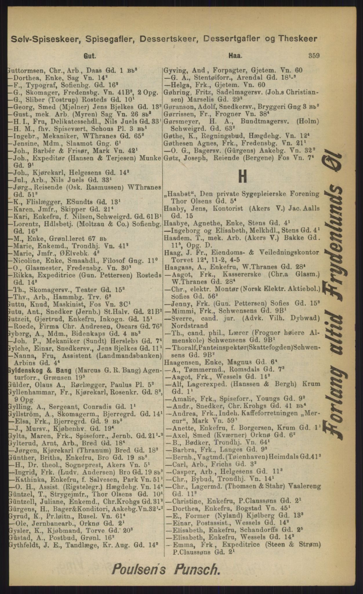 Kristiania/Oslo adressebok, PUBL/-, 1903, p. 359