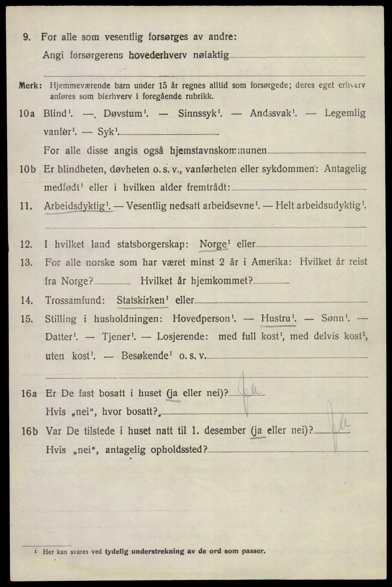 SAKO, 1920 census for Sem, 1920, p. 13028