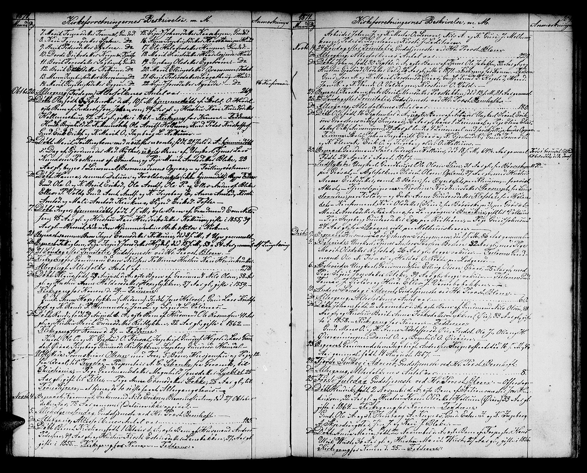 Ministerialprotokoller, klokkerbøker og fødselsregistre - Sør-Trøndelag, SAT/A-1456/691/L1093: Parish register (copy) no. 691C04, 1852-1879, p. 109