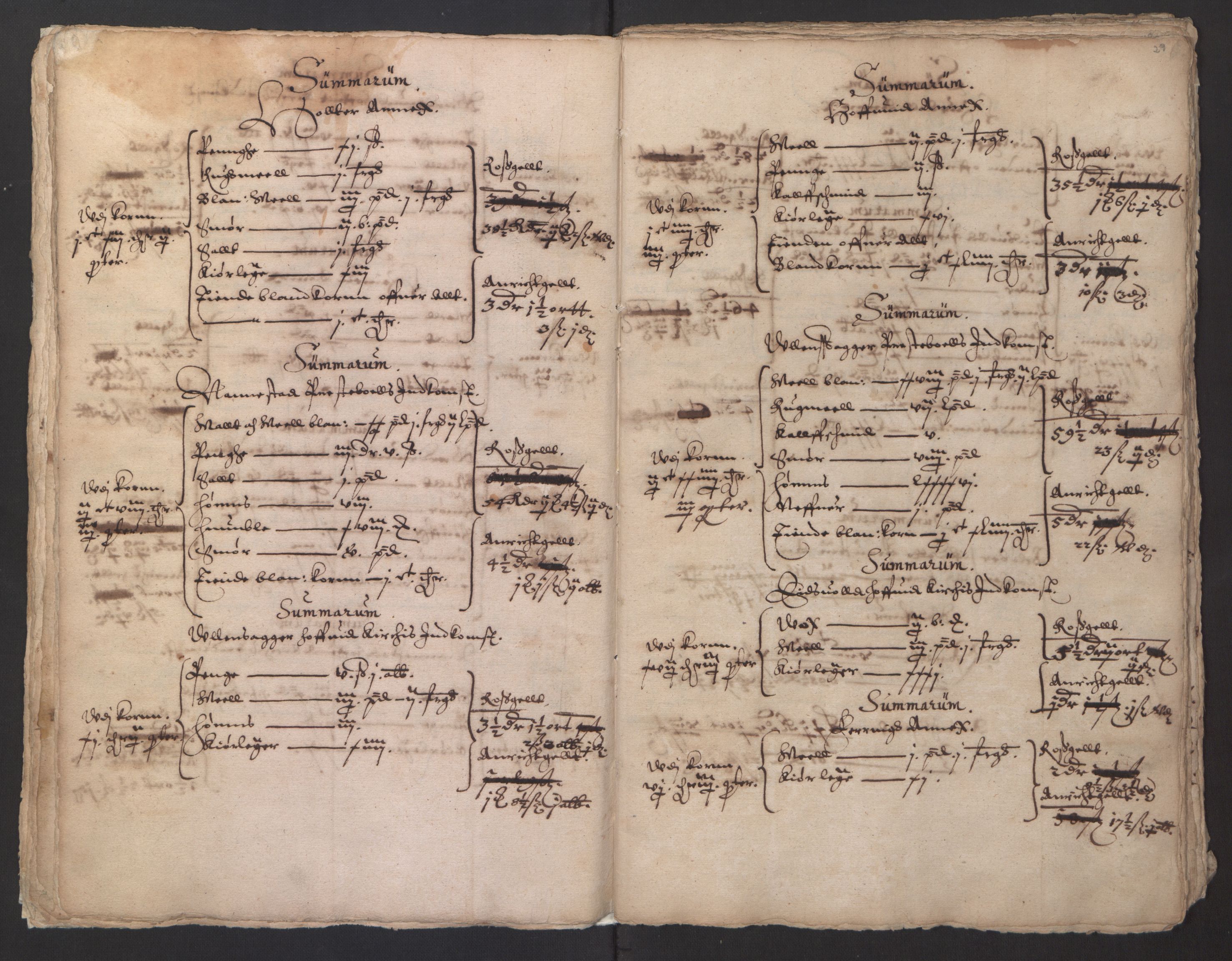 Stattholderembetet 1572-1771, AV/RA-EA-2870/Ek/L0014/0001: Jordebøker til utlikning av rosstjeneste 1624-1626: / Kirke- og prestebolsinntekter i Oslo og Hamar bispedømme, 1625-1626, p. 31