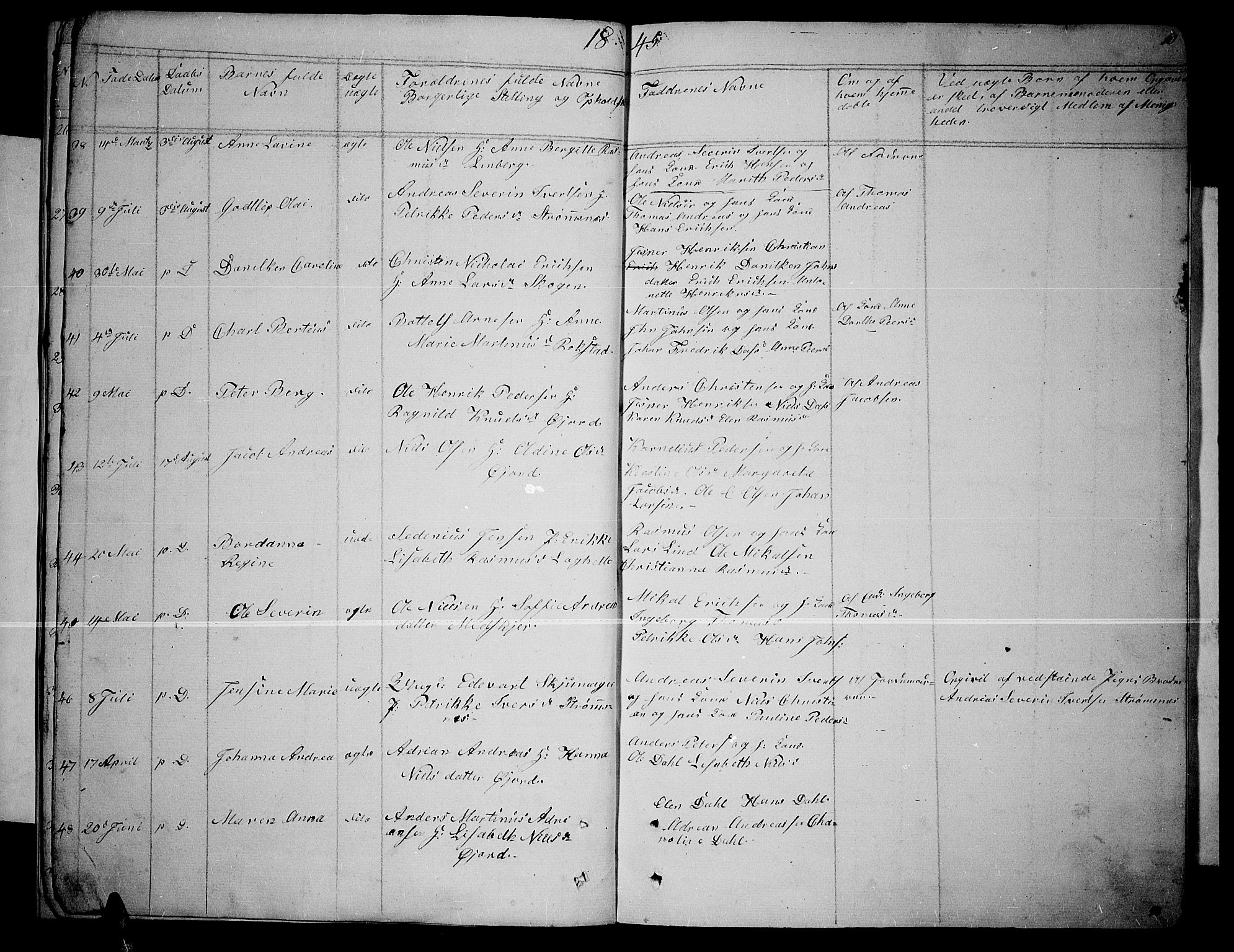 Lenvik sokneprestembete, SATØ/S-1310/H/Ha/Hab/L0003klokker: Parish register (copy) no. 3, 1844-1858, p. 10