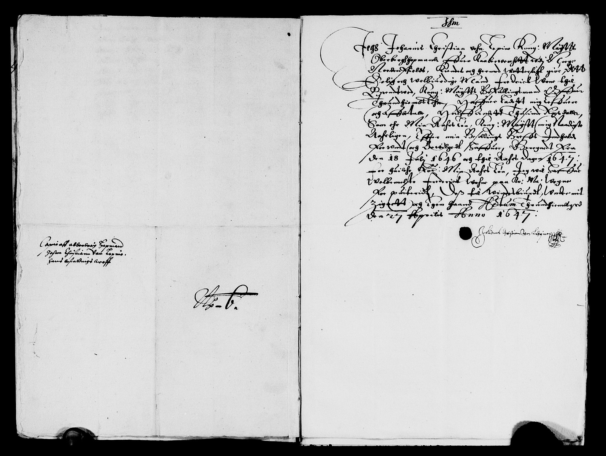 Rentekammeret inntil 1814, Reviderte regnskaper, Lensregnskaper, AV/RA-EA-5023/R/Rb/Rbw/L0087: Trondheim len, 1646-1647