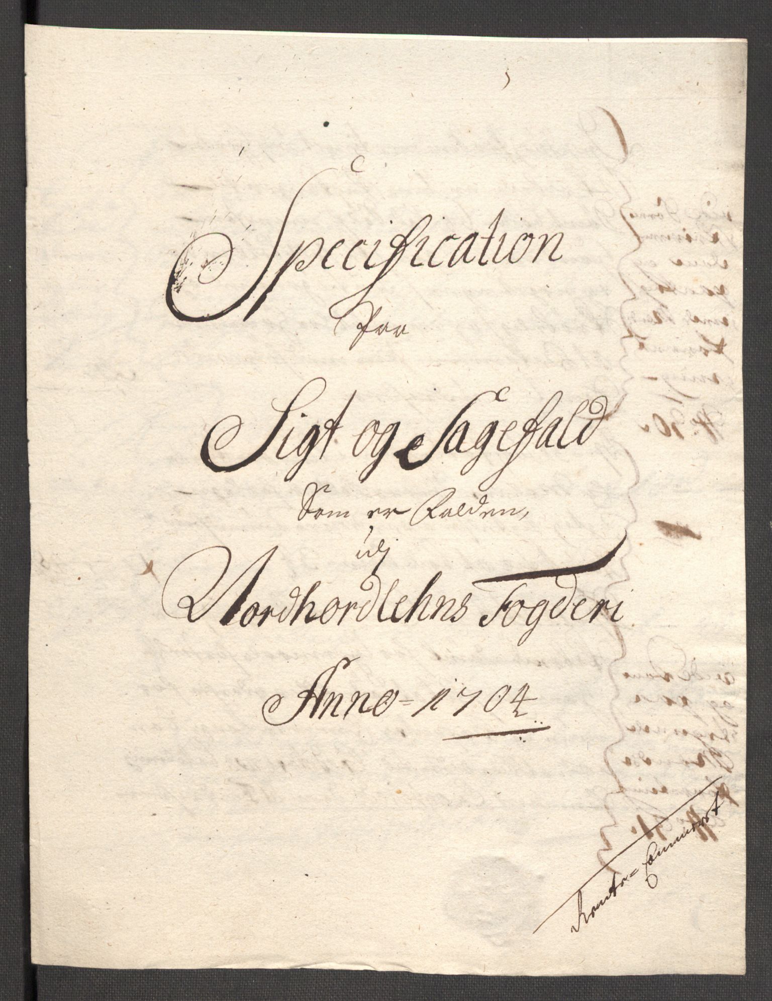 Rentekammeret inntil 1814, Reviderte regnskaper, Fogderegnskap, AV/RA-EA-4092/R51/L3187: Fogderegnskap Nordhordland og Voss, 1704-1705, p. 146