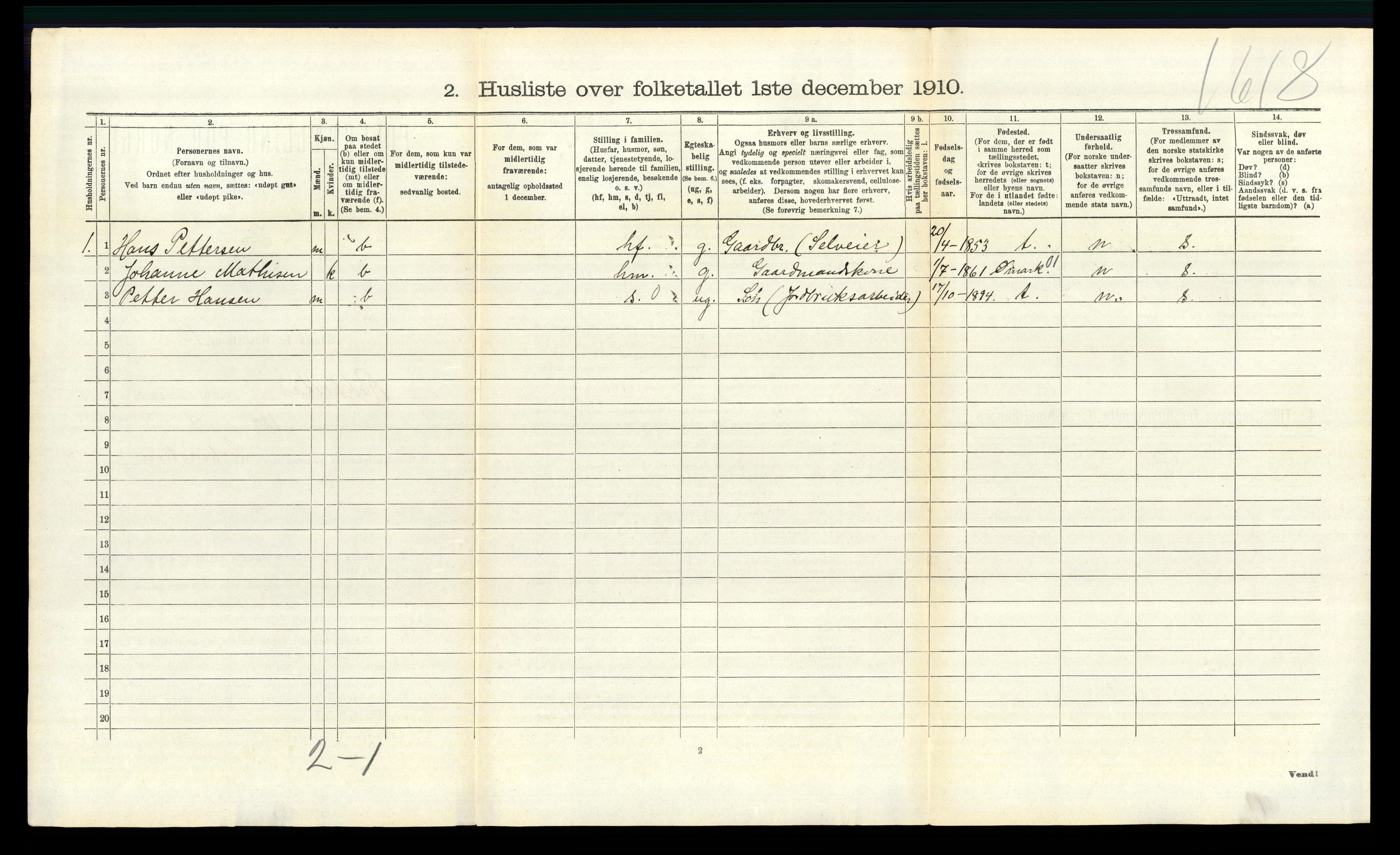 RA, 1910 census for Rakkestad, 1910, p. 1236