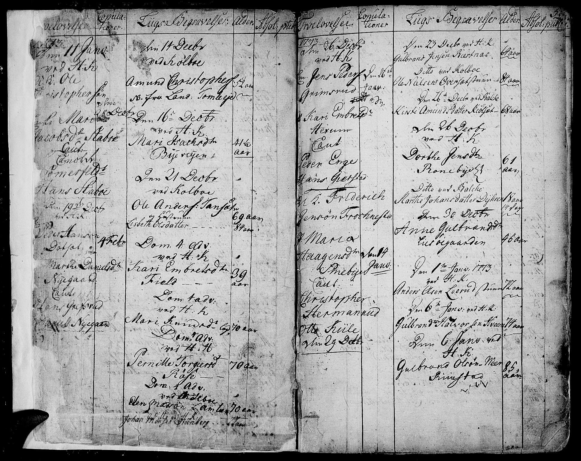 Toten prestekontor, AV/SAH-PREST-102/H/Ha/Haa/L0006: Parish register (official) no. 6, 1773-1793, p. 5