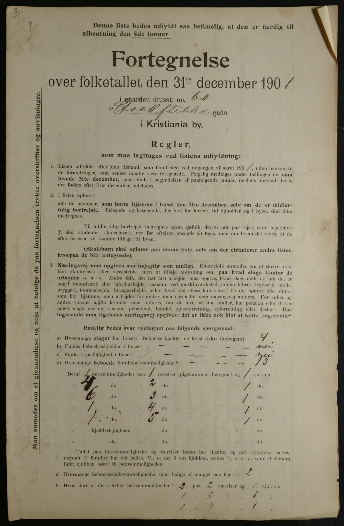 OBA, Municipal Census 1901 for Kristiania, 1901, p. 15676