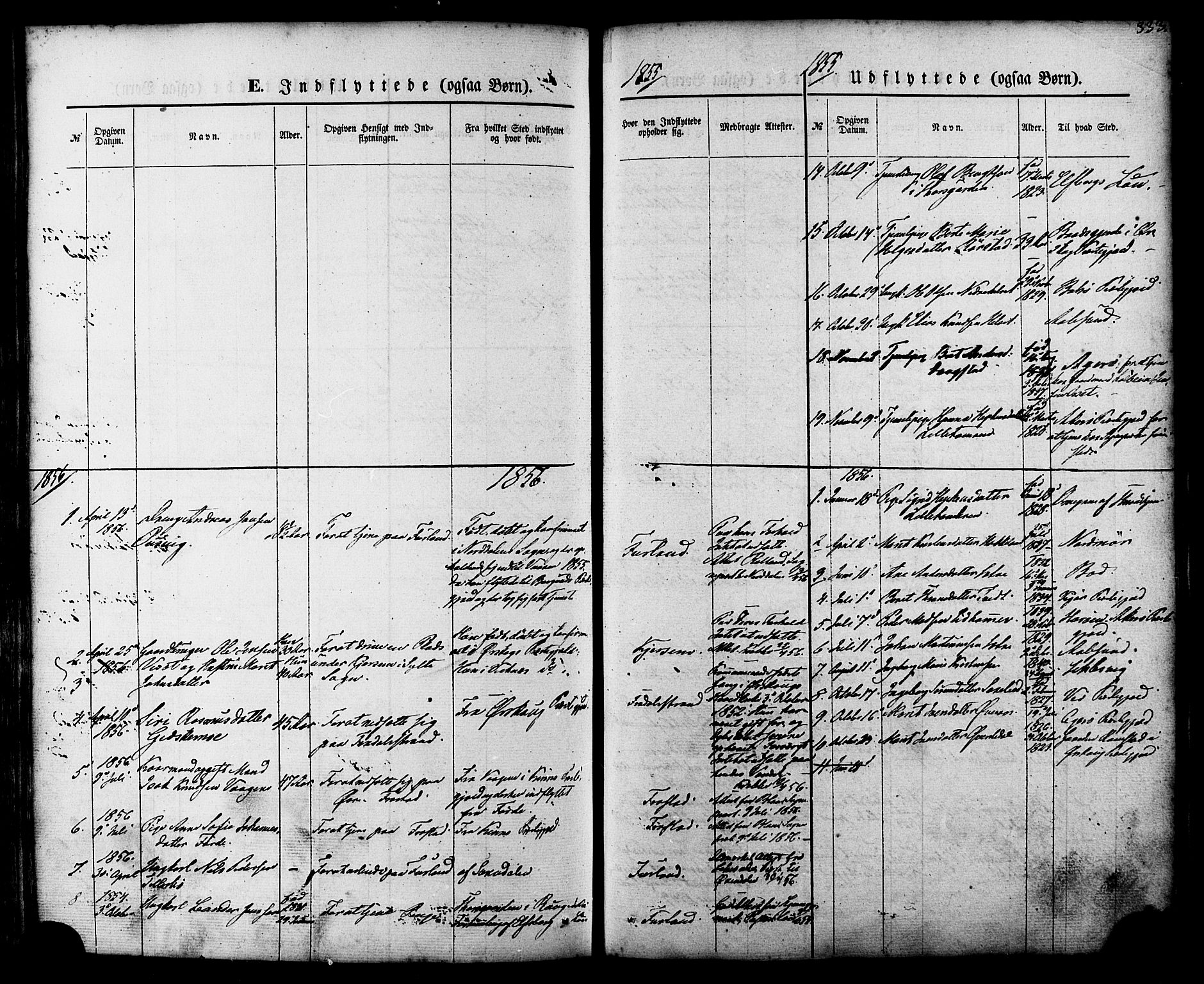 Ministerialprotokoller, klokkerbøker og fødselsregistre - Møre og Romsdal, SAT/A-1454/539/L0529: Parish register (official) no. 539A02, 1848-1872, p. 333