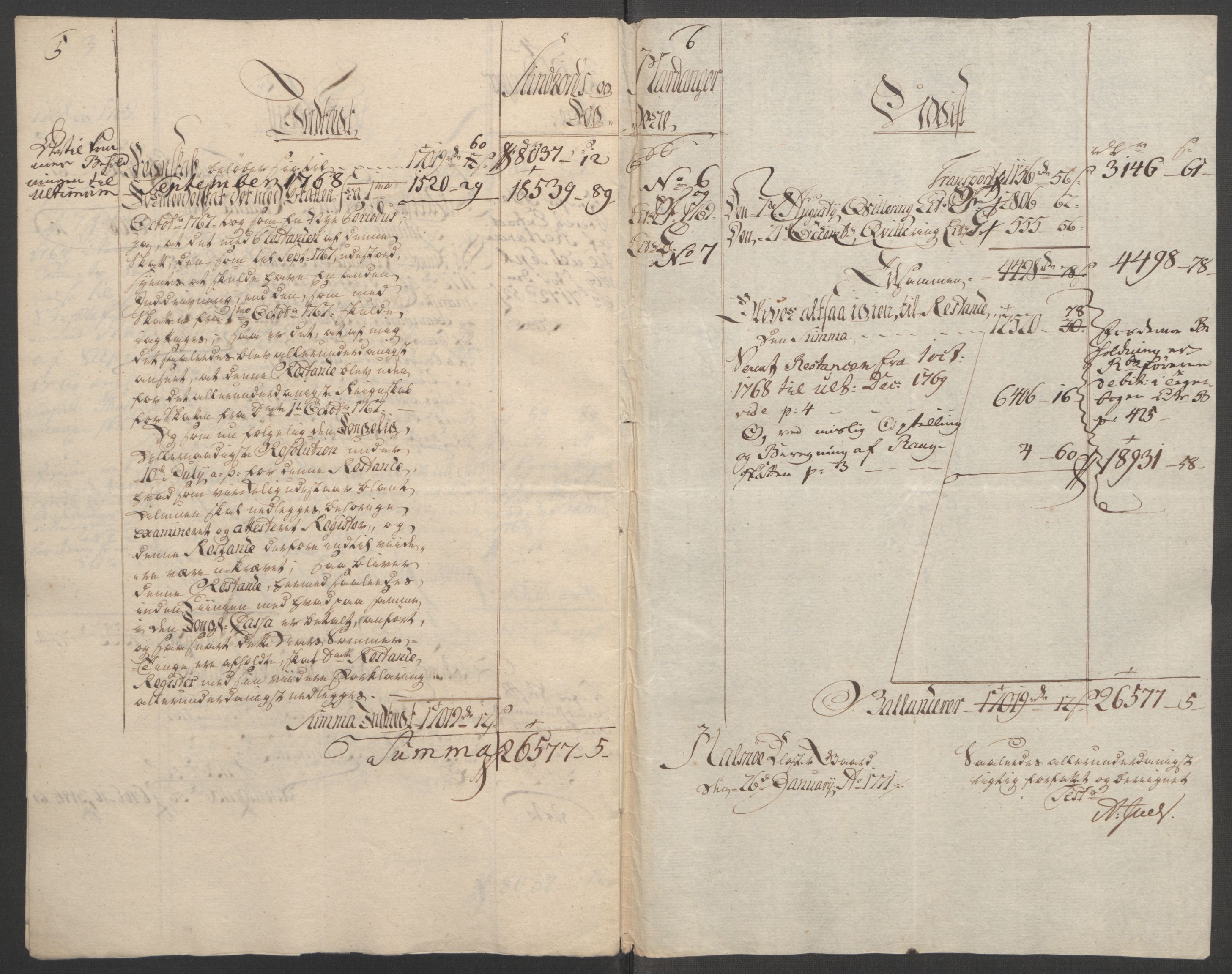 Rentekammeret inntil 1814, Reviderte regnskaper, Fogderegnskap, AV/RA-EA-4092/R48/L3136: Ekstraskatten Sunnhordland og Hardanger, 1762-1772, p. 182