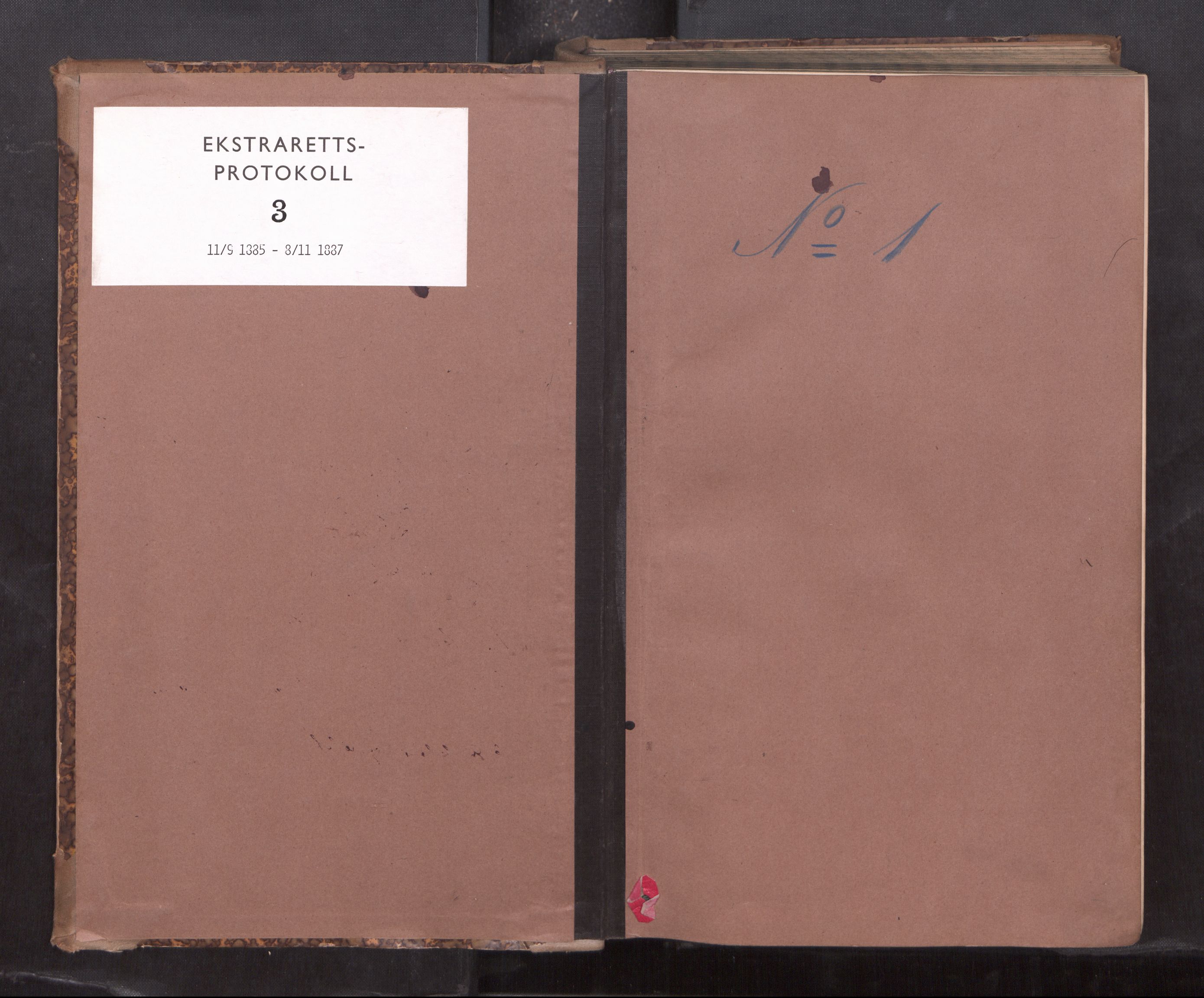 Lofoten sorenskriveri, SAT/A-0017/1/1/1B/L0003: Ekstrarettsprotokoll, 1885-1887
