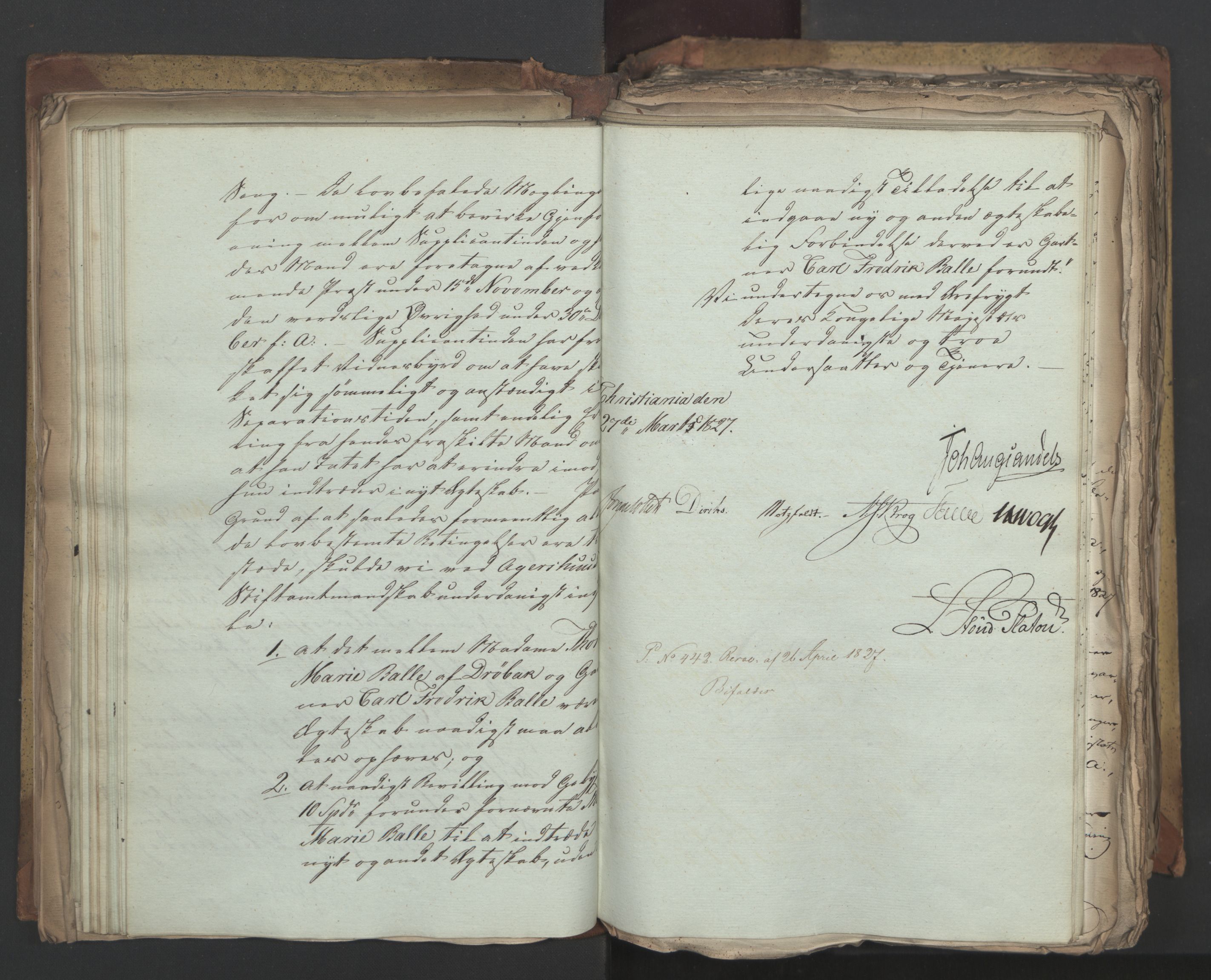 Statsrådsavdelingen i Stockholm, AV/RA-S-1003/D/Da/L0050: Regjeringsinnstillinger nr. 4087-4309, 1826, p. 144