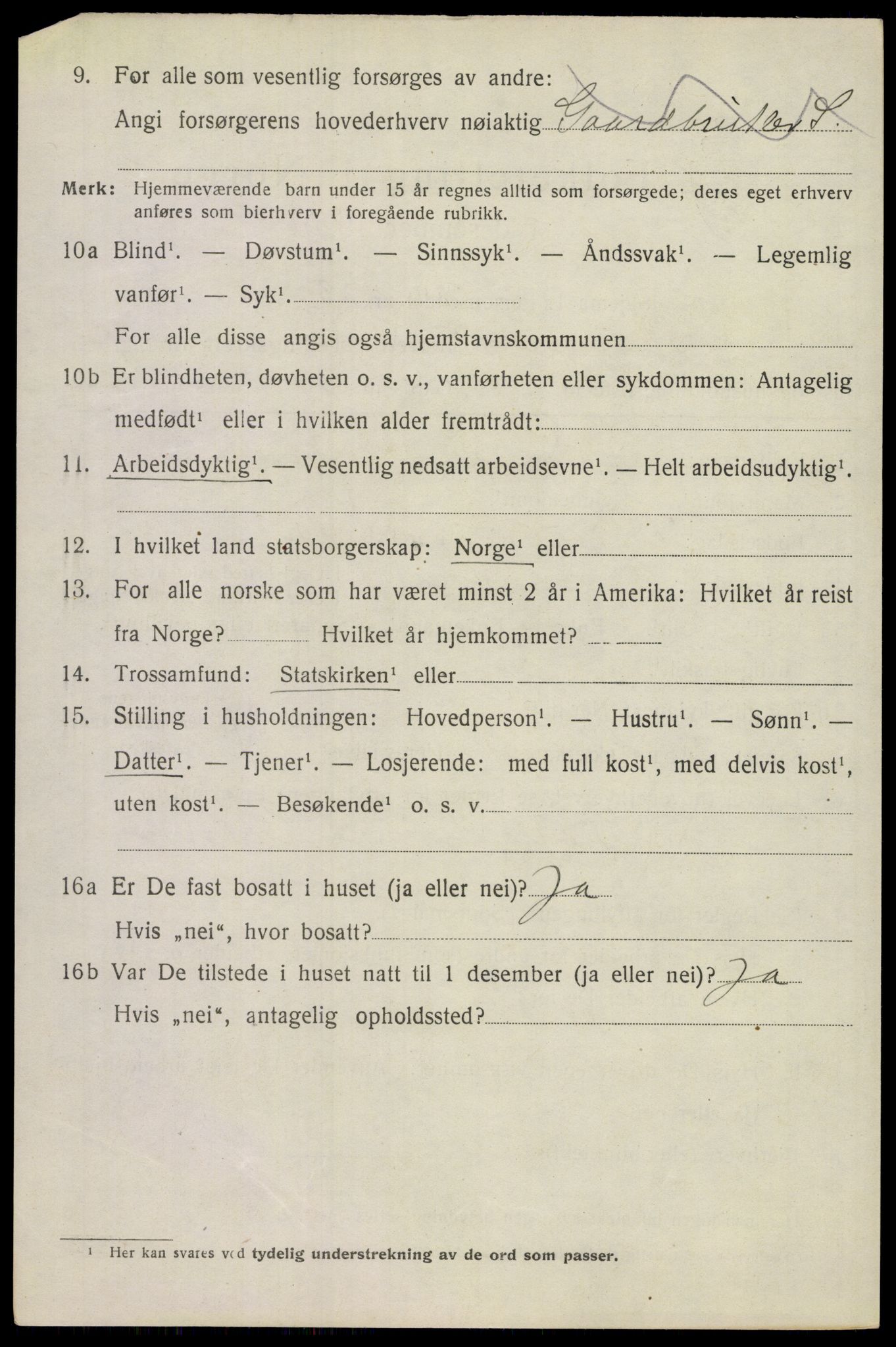 SAKO, 1920 census for Ramnes, 1920, p. 1515