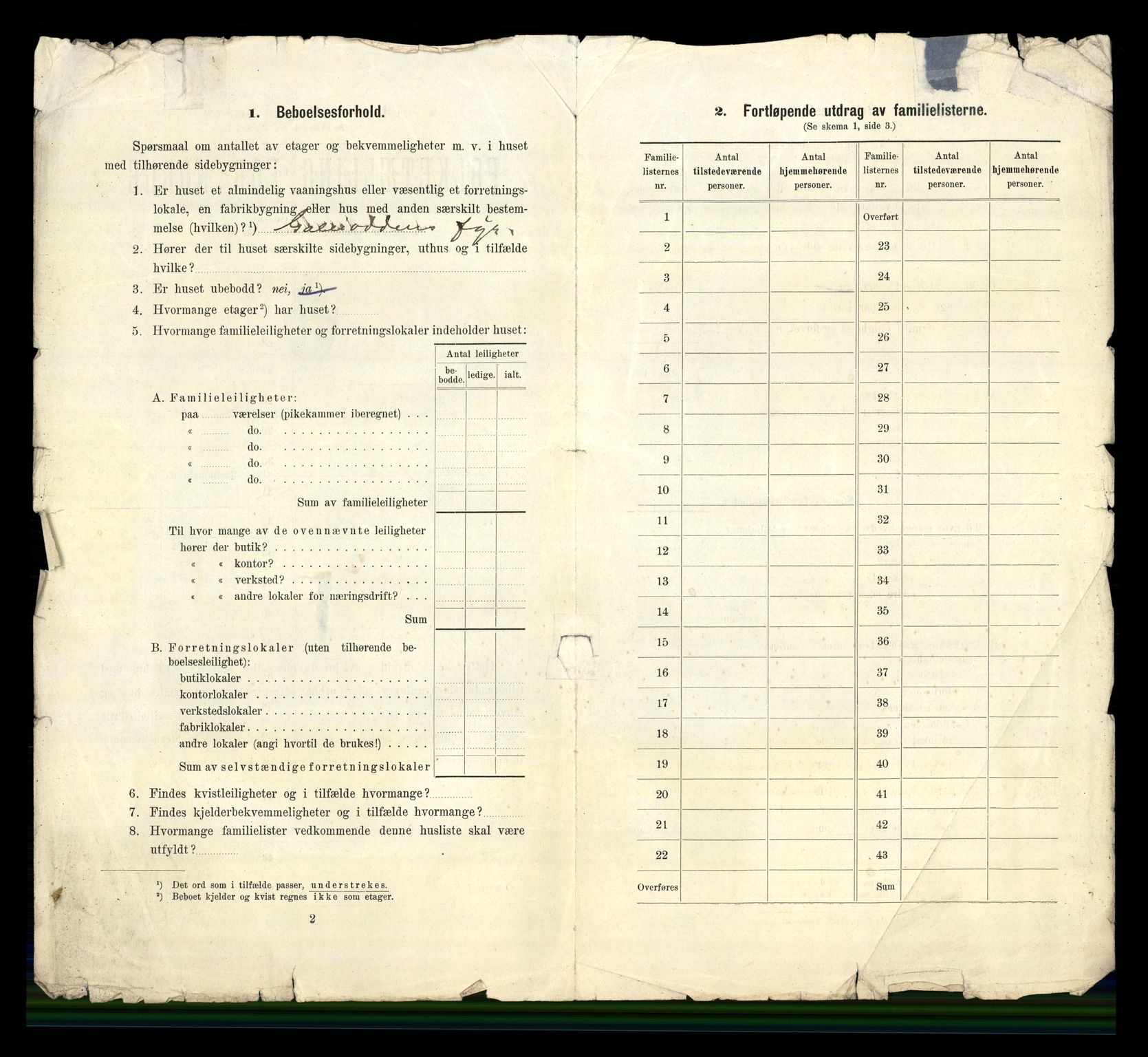 RA, 1910 census for Kragerø, 1910, p. 1875