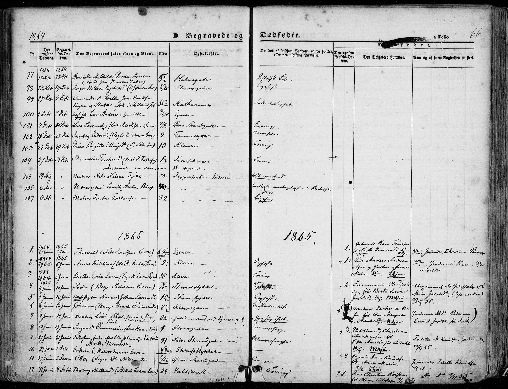 Domkirken sokneprestkontor, SAST/A-101812/001/30/30BA/L0020: Parish register (official) no. A 19, 1858-1877, p. 66