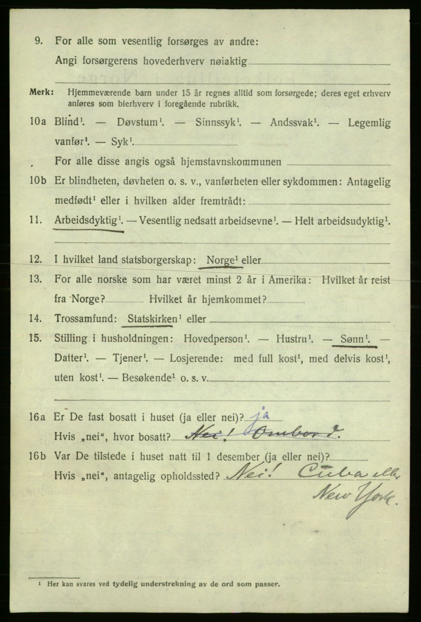 SAO, 1920 census for Fredrikshald, 1920, p. 20750