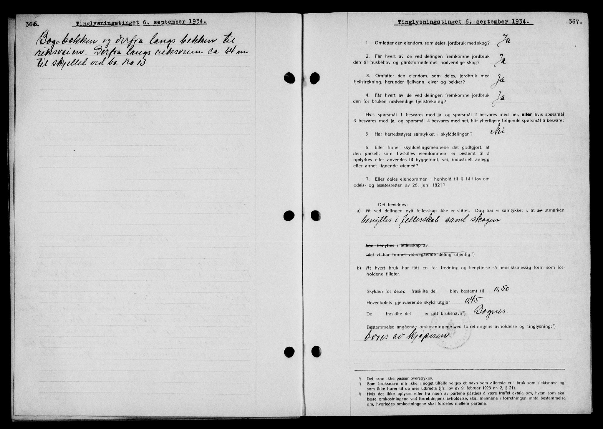 Vesterålen sorenskriveri, SAT/A-4180/1/2/2Ca/L0060: Mortgage book no. 53, 1934-1934, Deed date: 06.09.1934