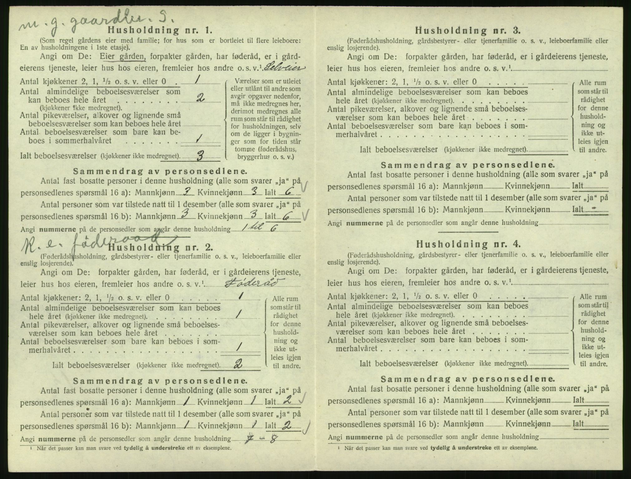 SAT, 1920 census for Skodje, 1920, p. 534